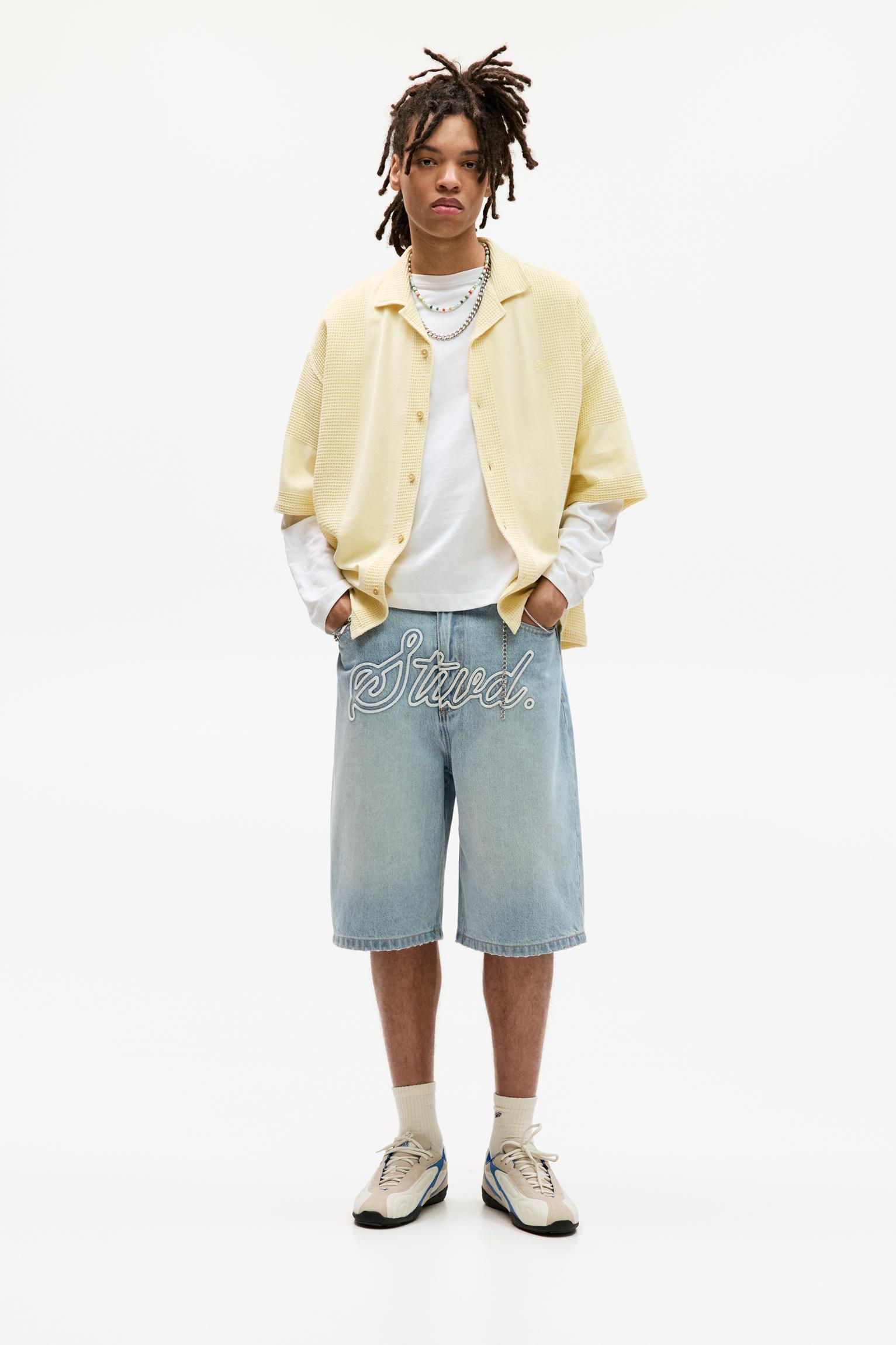 STWD embroidered jorts Product Image