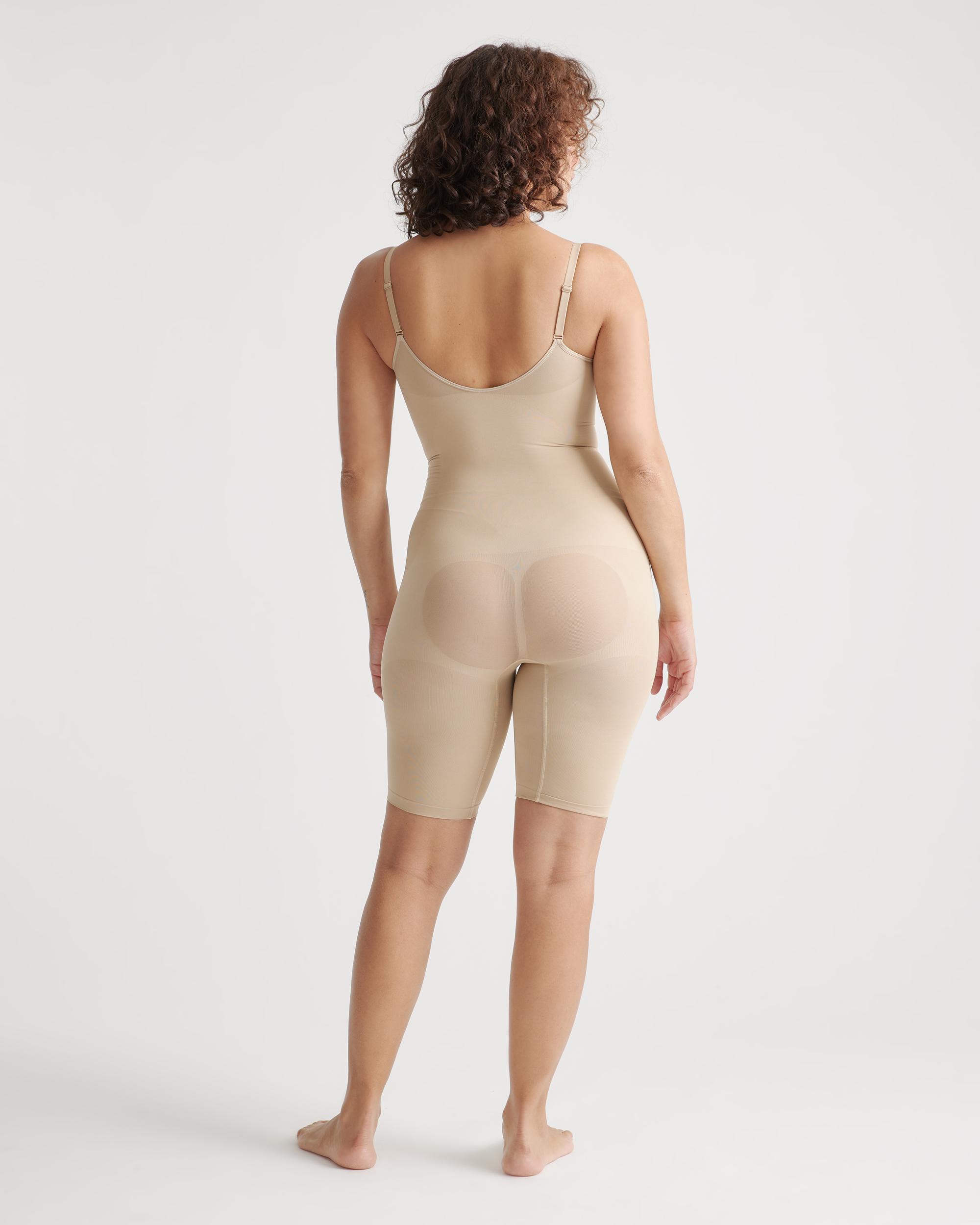 Quince | Women's Sculpting Mid-Thigh Bodysuit Size XS, Nylon/Spandex Product Image