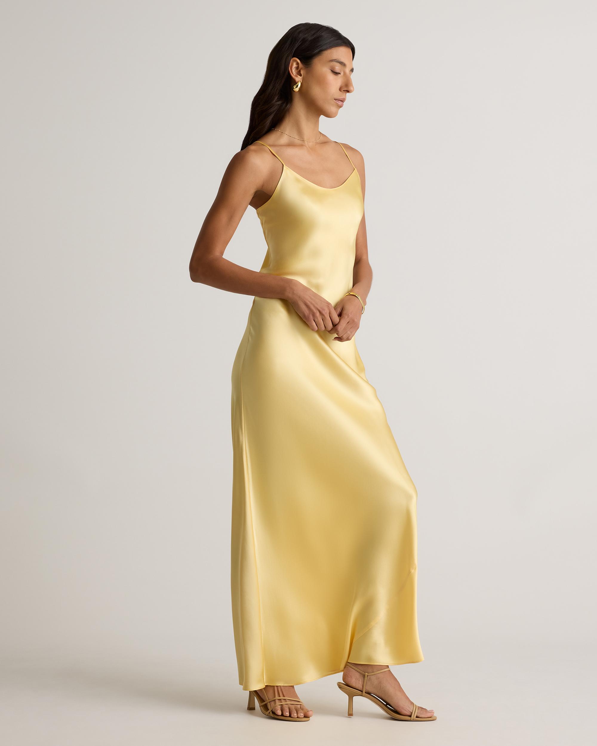 Quince | Women's Maxi Slip Dress Size XS, Mulberry Silk Product Image