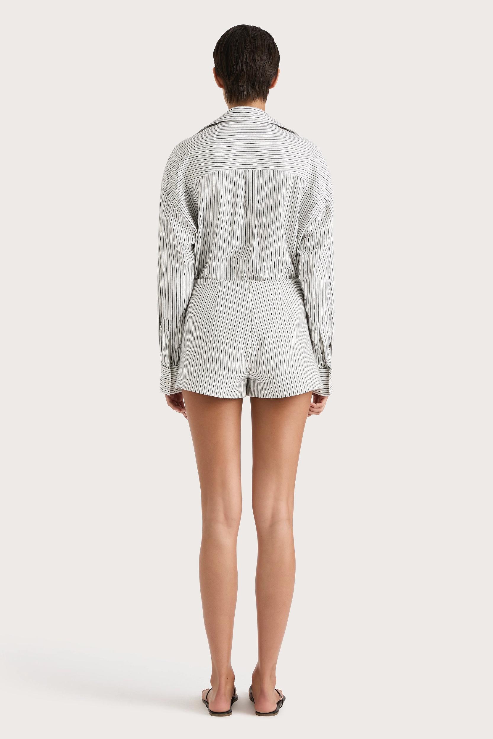 Noto Short Navy Stripe - Final Sale Product Image