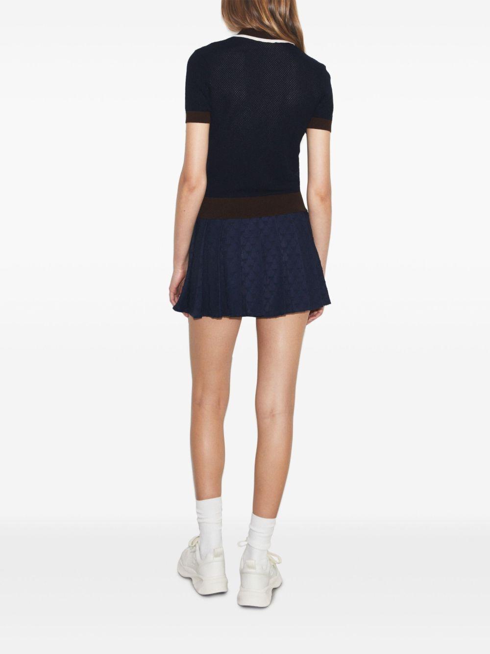 knitted polo shirt Product Image