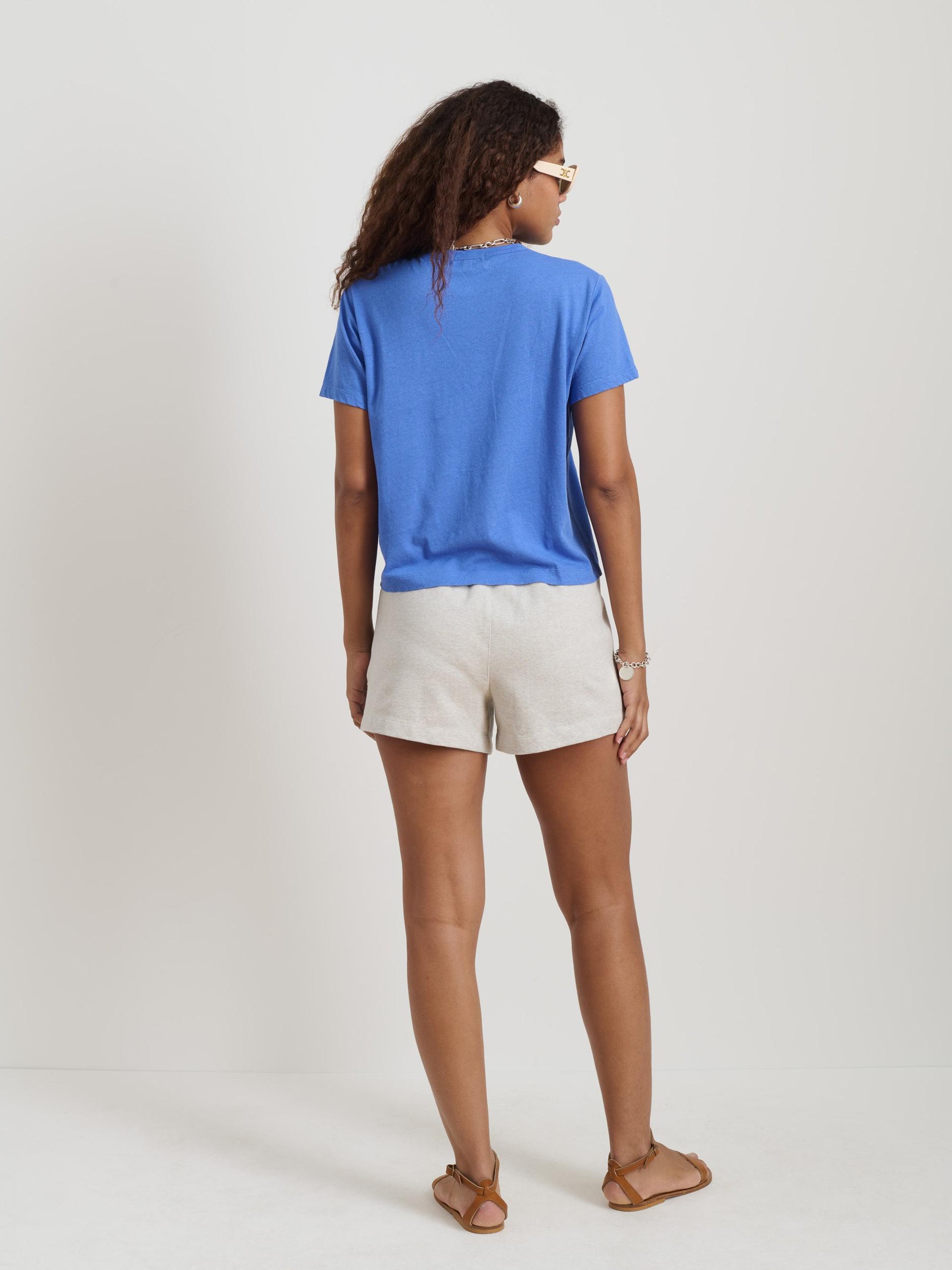Garcon Tee In Linen Cotton Product Image