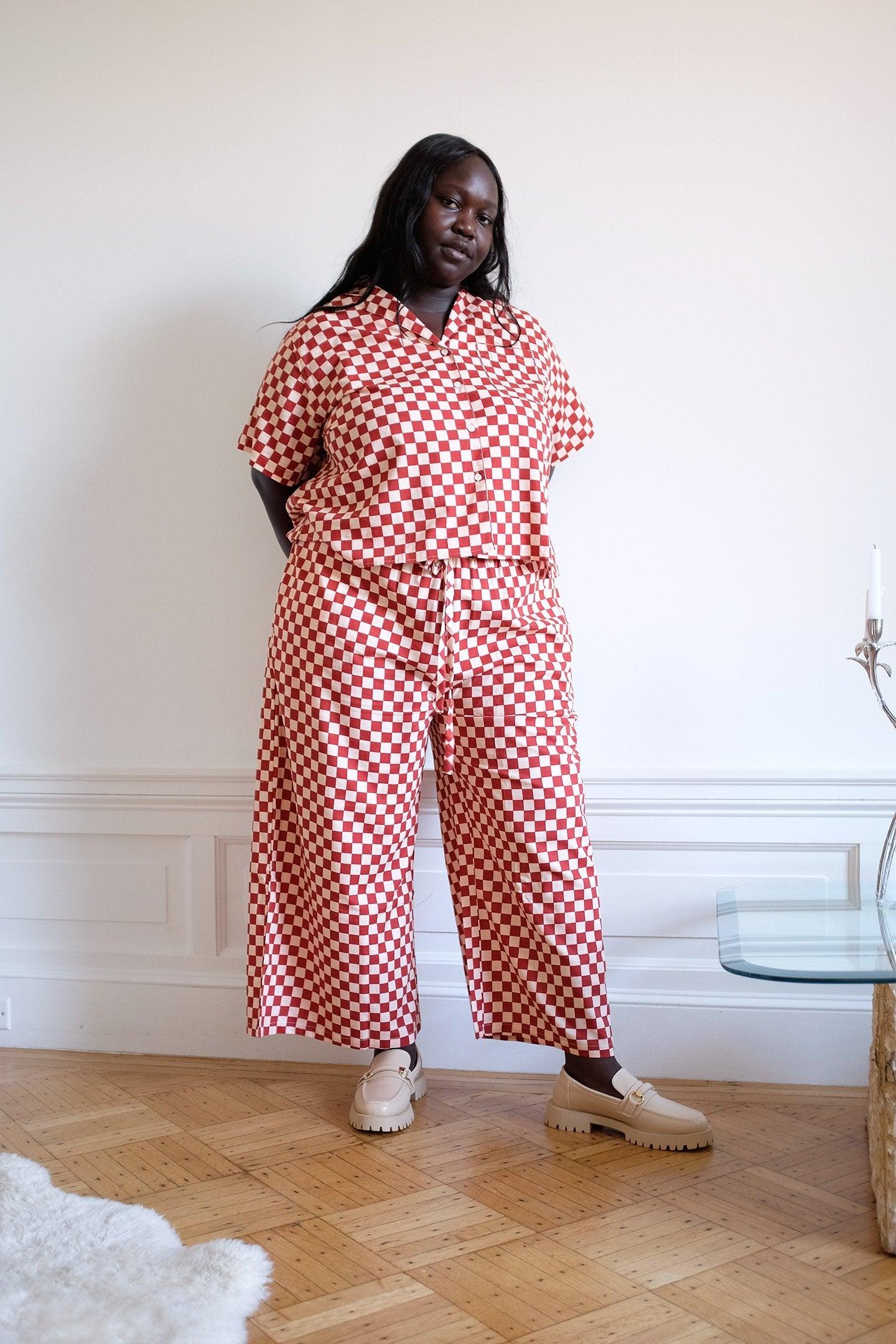 Long Lounge Set - Spice Check Product Image