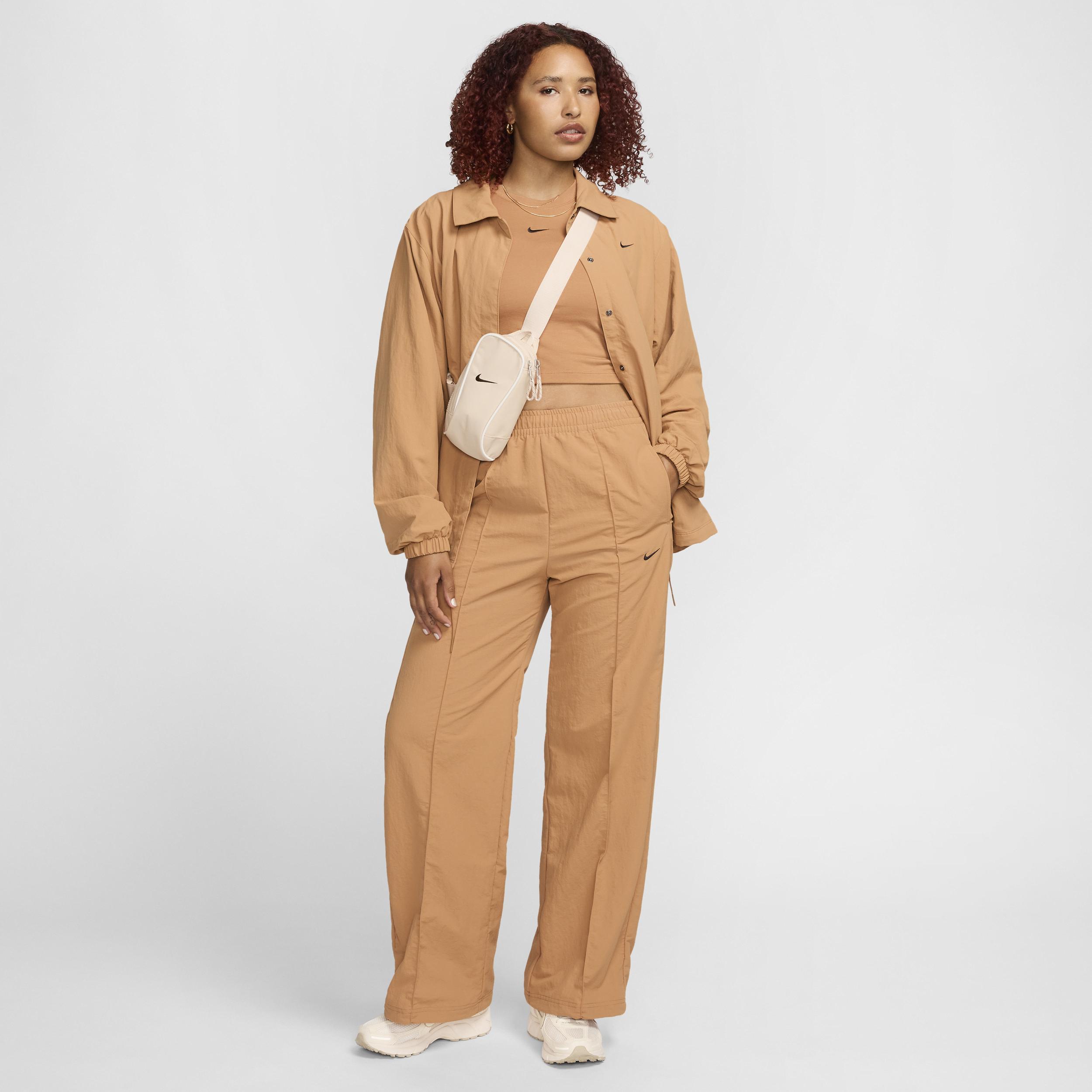 Womens Nike Sportswear Everything Wovens Mid-Rise Open-Hem Pants | FQ3588-224 Product Image