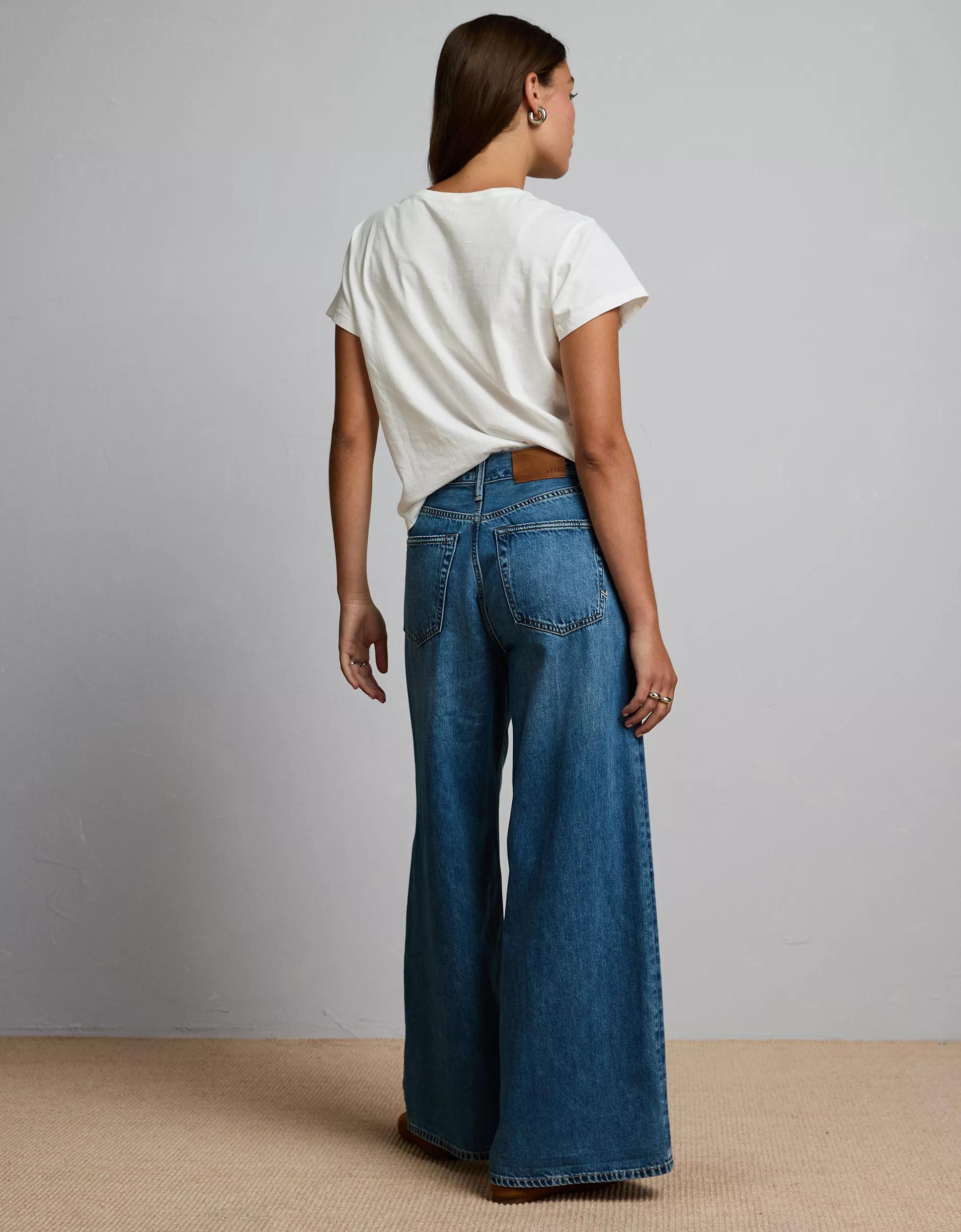 AE77 Premium Wide 5-Pocket Jean Product Image