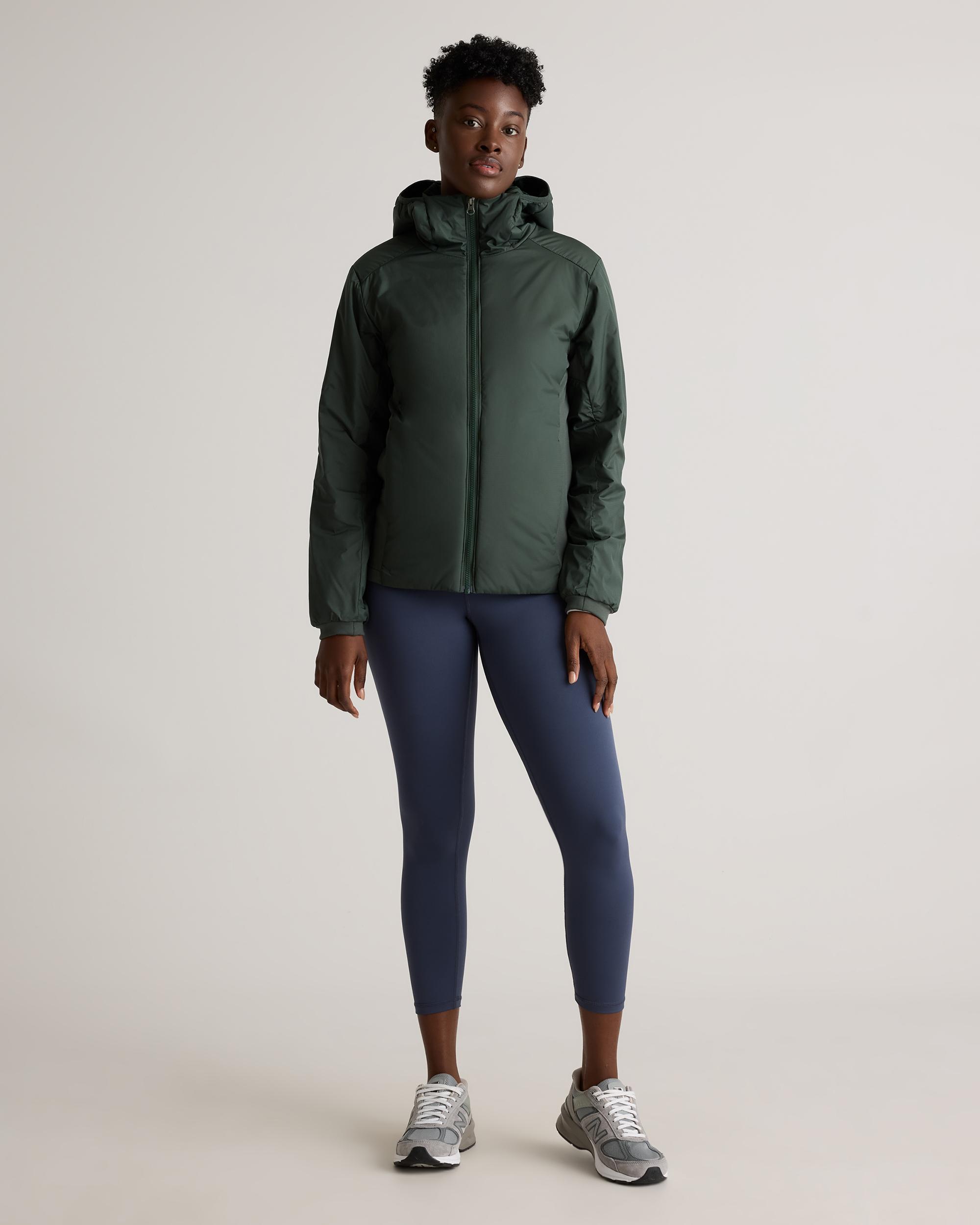 Quince | Women's Hybrid Insulated Lightweight Hooded Jacket 100% Polyester Product Image