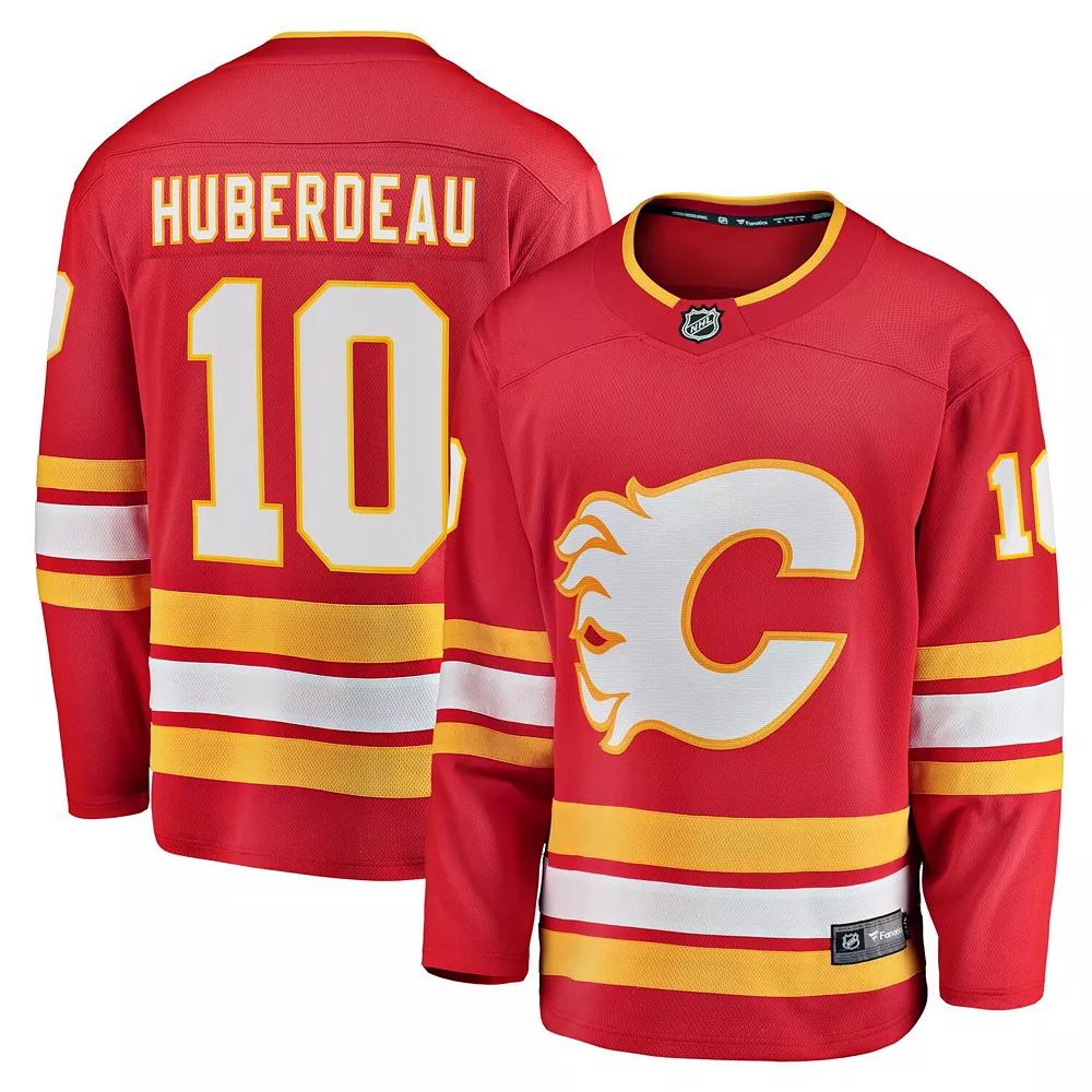 Men's Fanatics Branded Jonathan Huberdeau Red Calgary Flames Home Breakaway Player Jersey, Size: Small, Flm Red Product Image