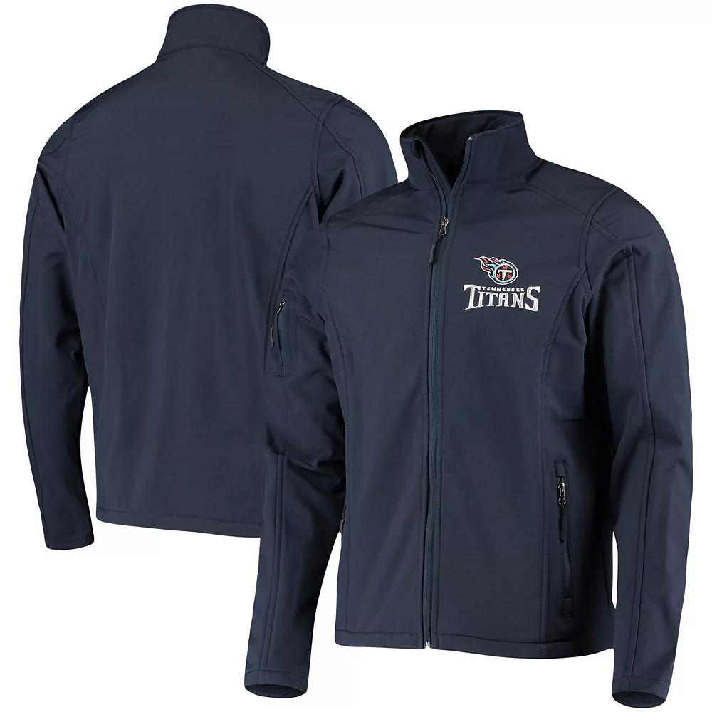 Men's Dunbrooke Navy Tennessee Titans Sonoma Softshell Full-Zip Jacket,  Product Image