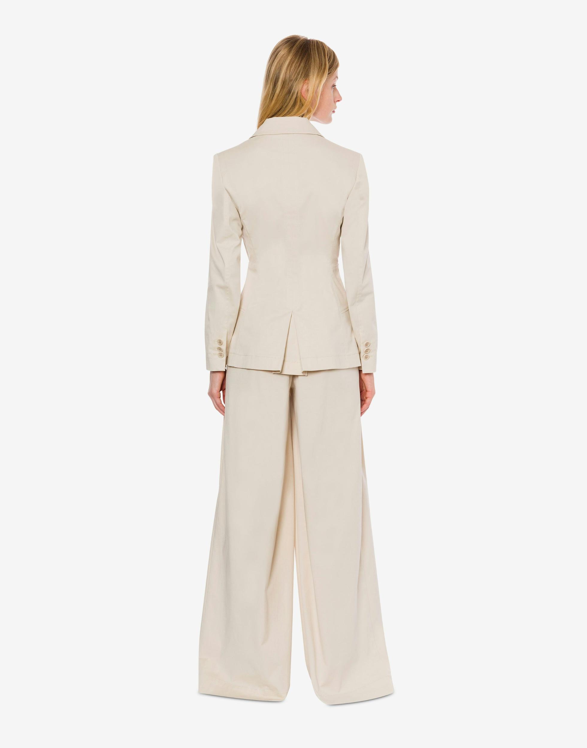 Stretch satin oversize trousers Product Image