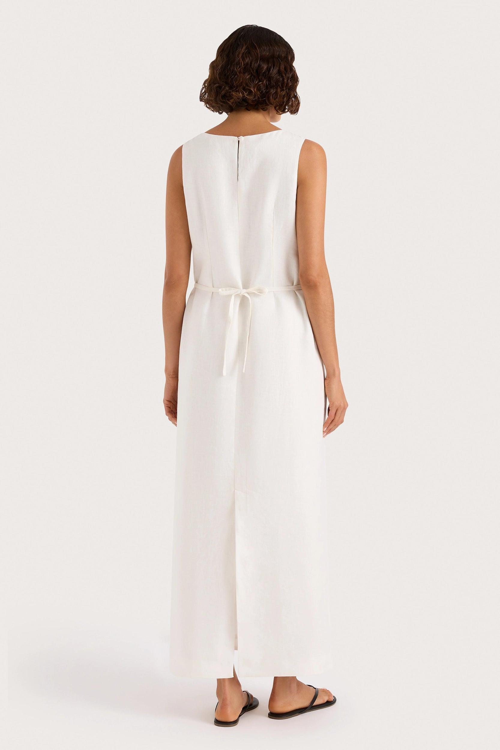 Taylor Midi Dress White Product Image