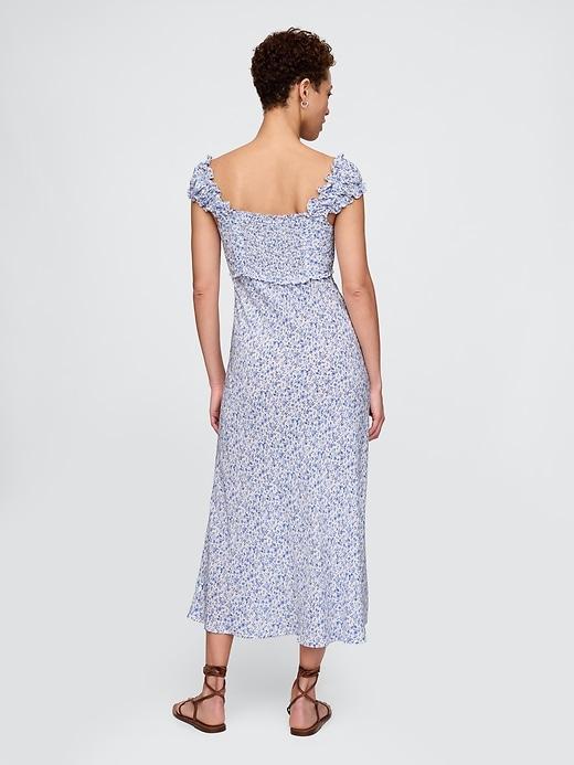 Crepe Sweetheart Maxi Dress Product Image