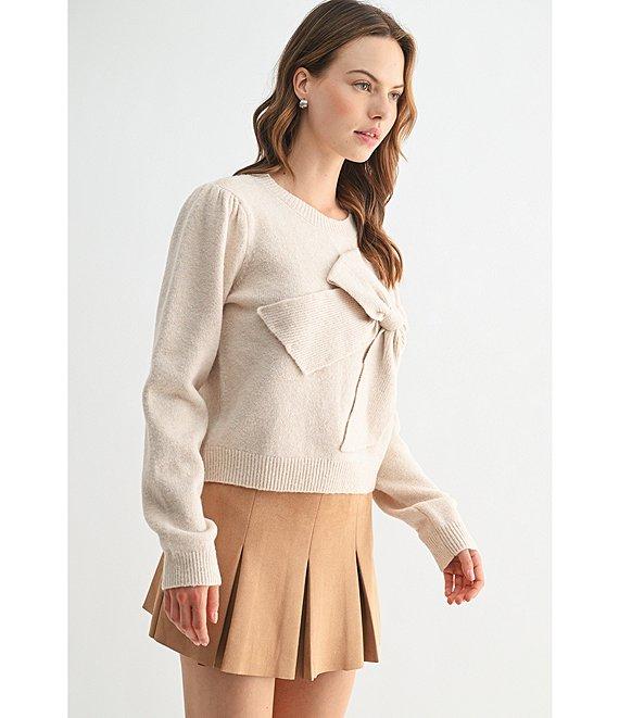 All in Favor Big Bow Sweater Product Image