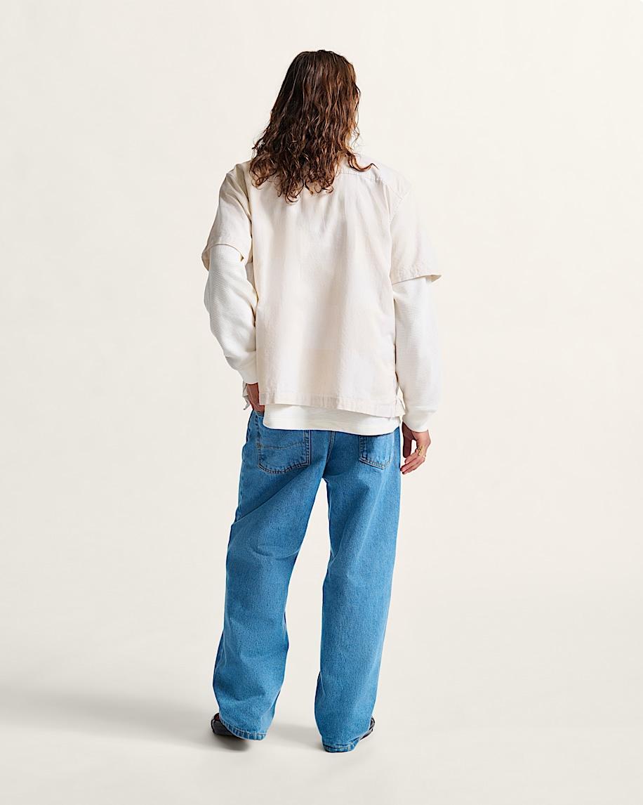 Check-5 Baggy Denim Pants in Stonewash Blue| Vans US Product Image