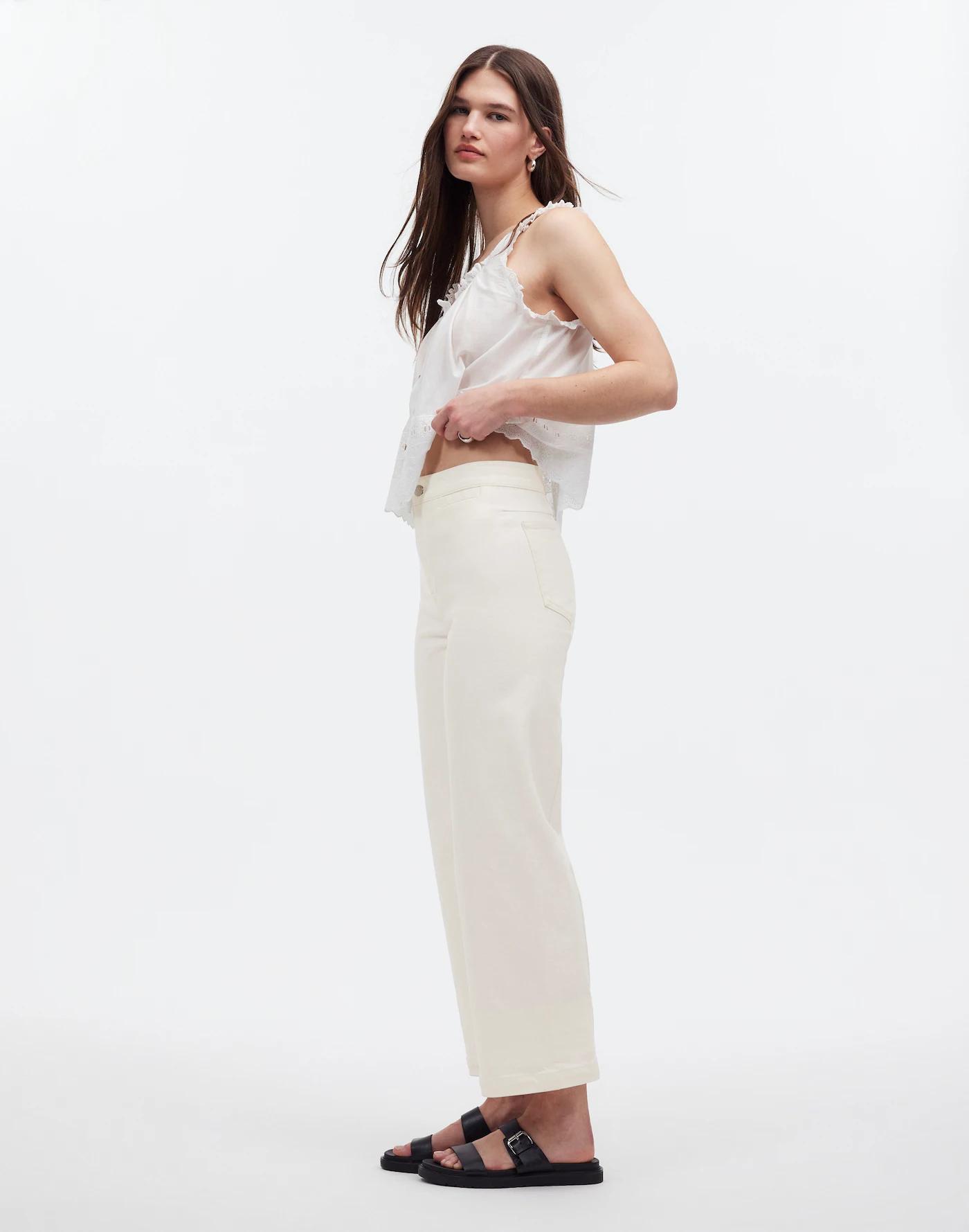 The Emmett Wide-Leg Crop Jean: Welt Pocket Edition Product Image
