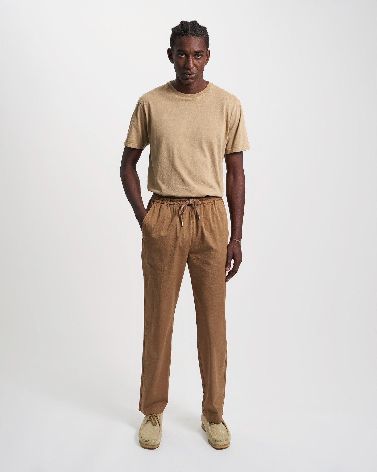 Organic Twill Pants - Pacific Blue Product Image