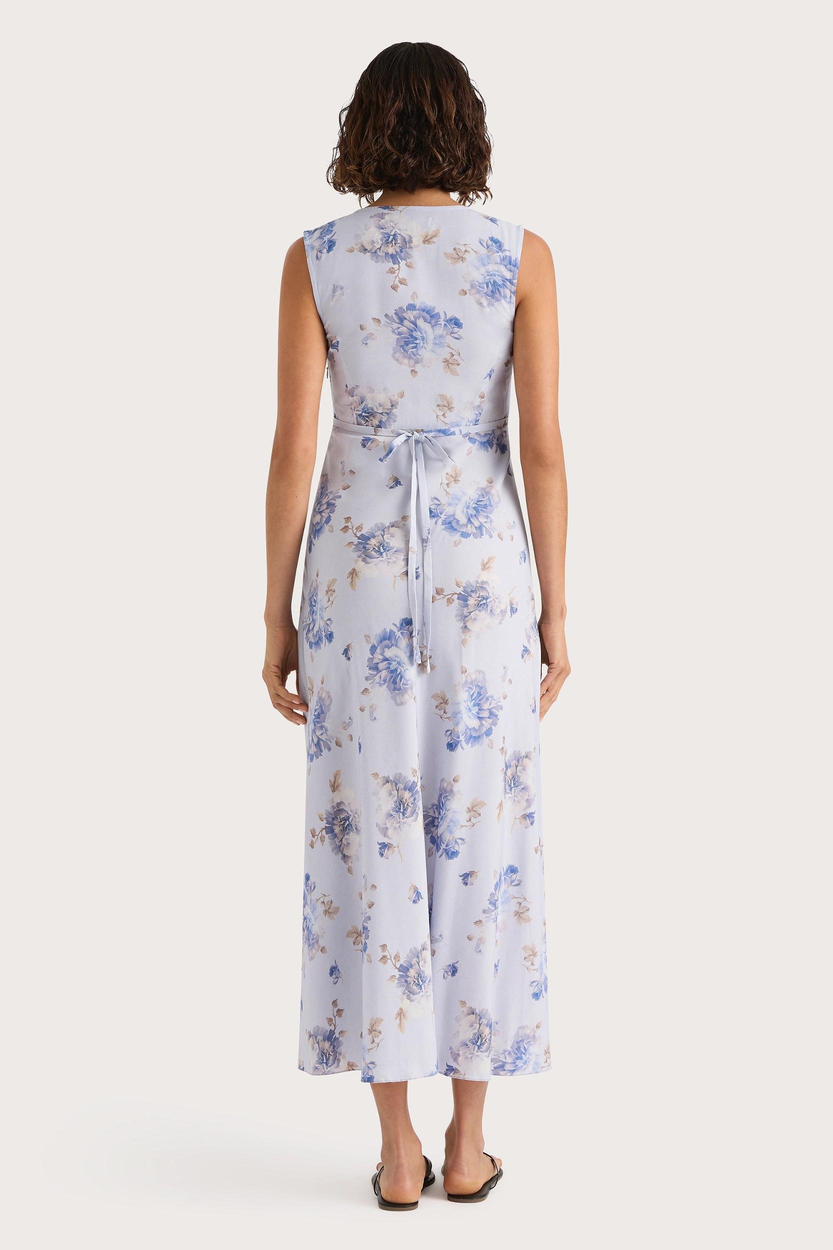 Yvonne Midi Dress Leona Floral Lilac - Final Sale Product Image