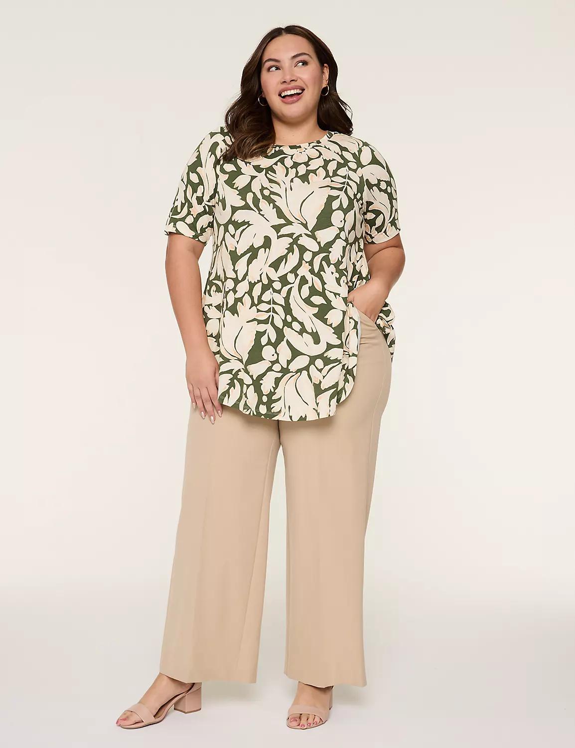 Max Swing Perfect Sleeve Boatneck Tee Product Image