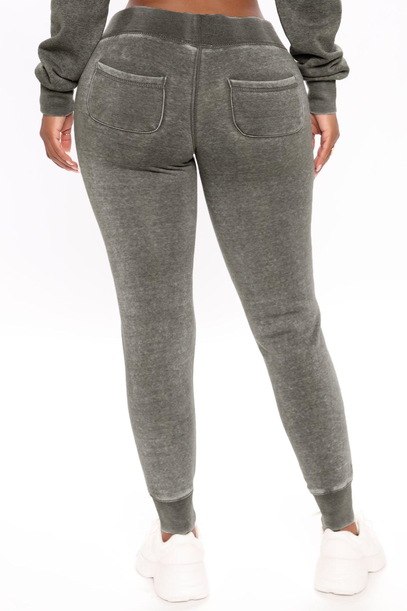 Sweet Dreams Mineral Wash Jogger - Heather Grey Product Image