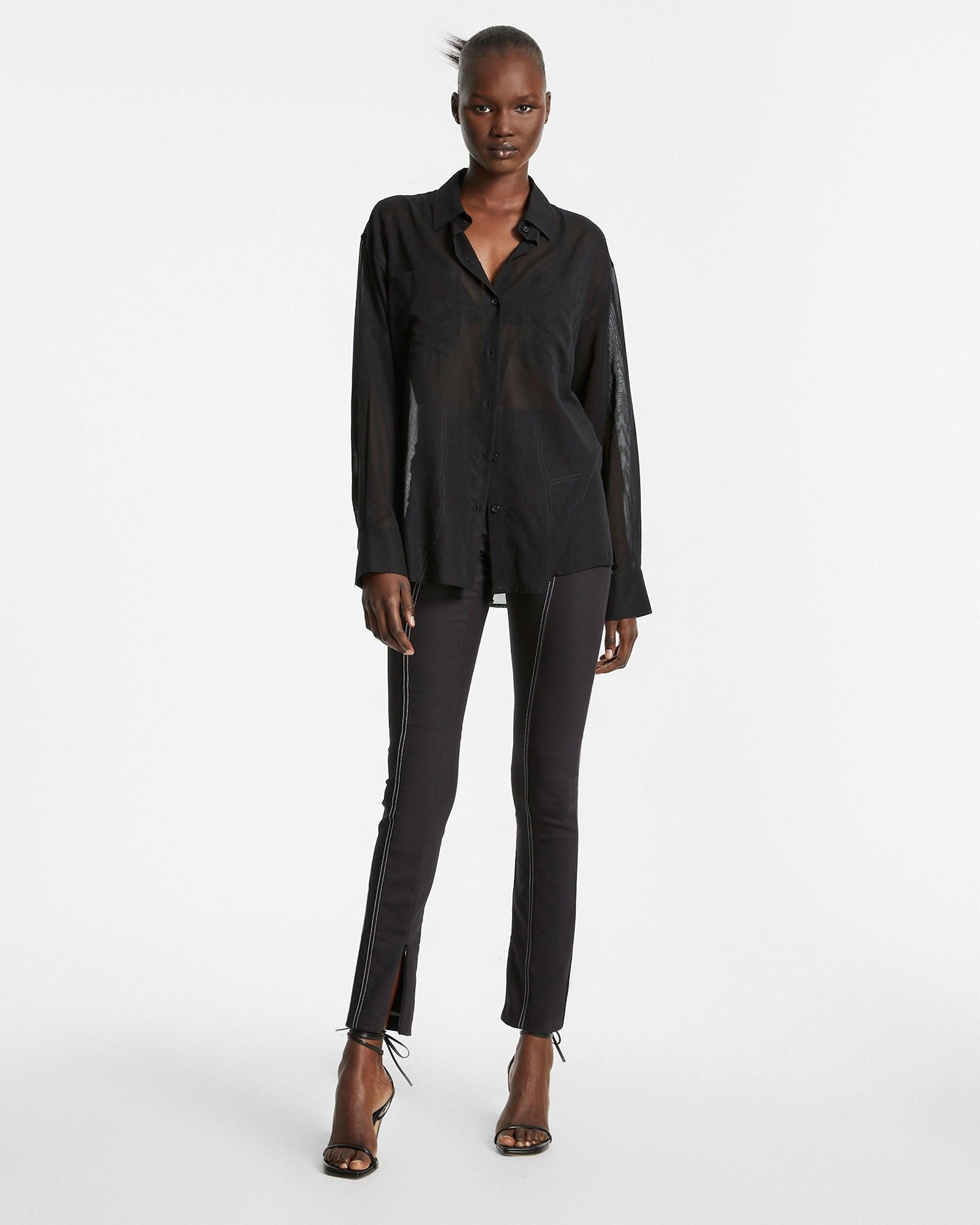 CHER LS SHIRT BLACK Female Product Image