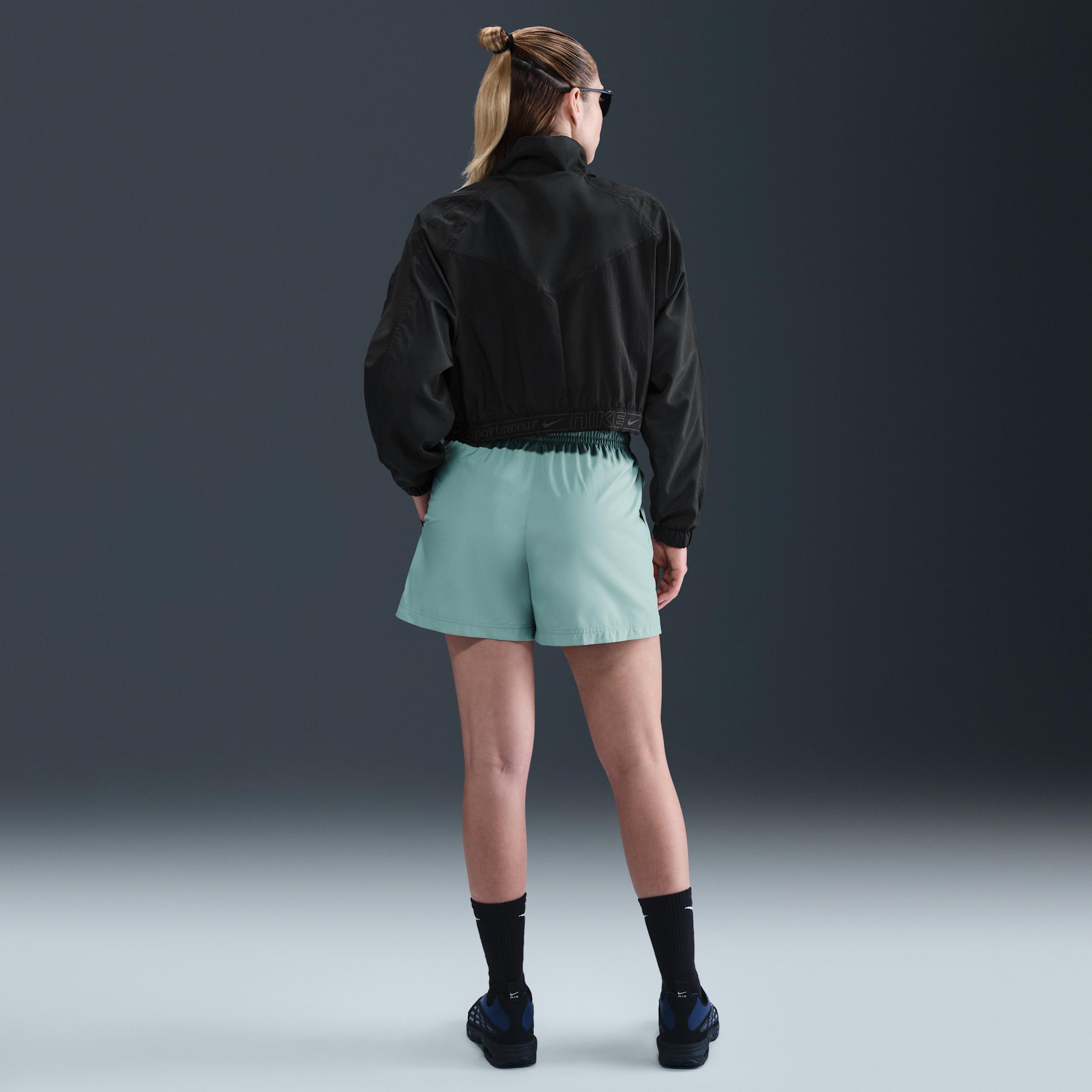 Womens Nike Sportswear Classic Wovens Mid-Rise Shorts | FV7557-017 Product Image
