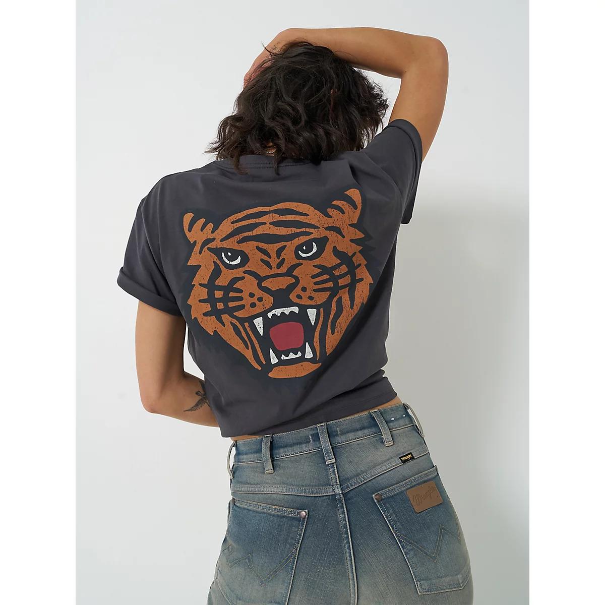 Women's Graphic Girlfriend Tee in Faded Product Image