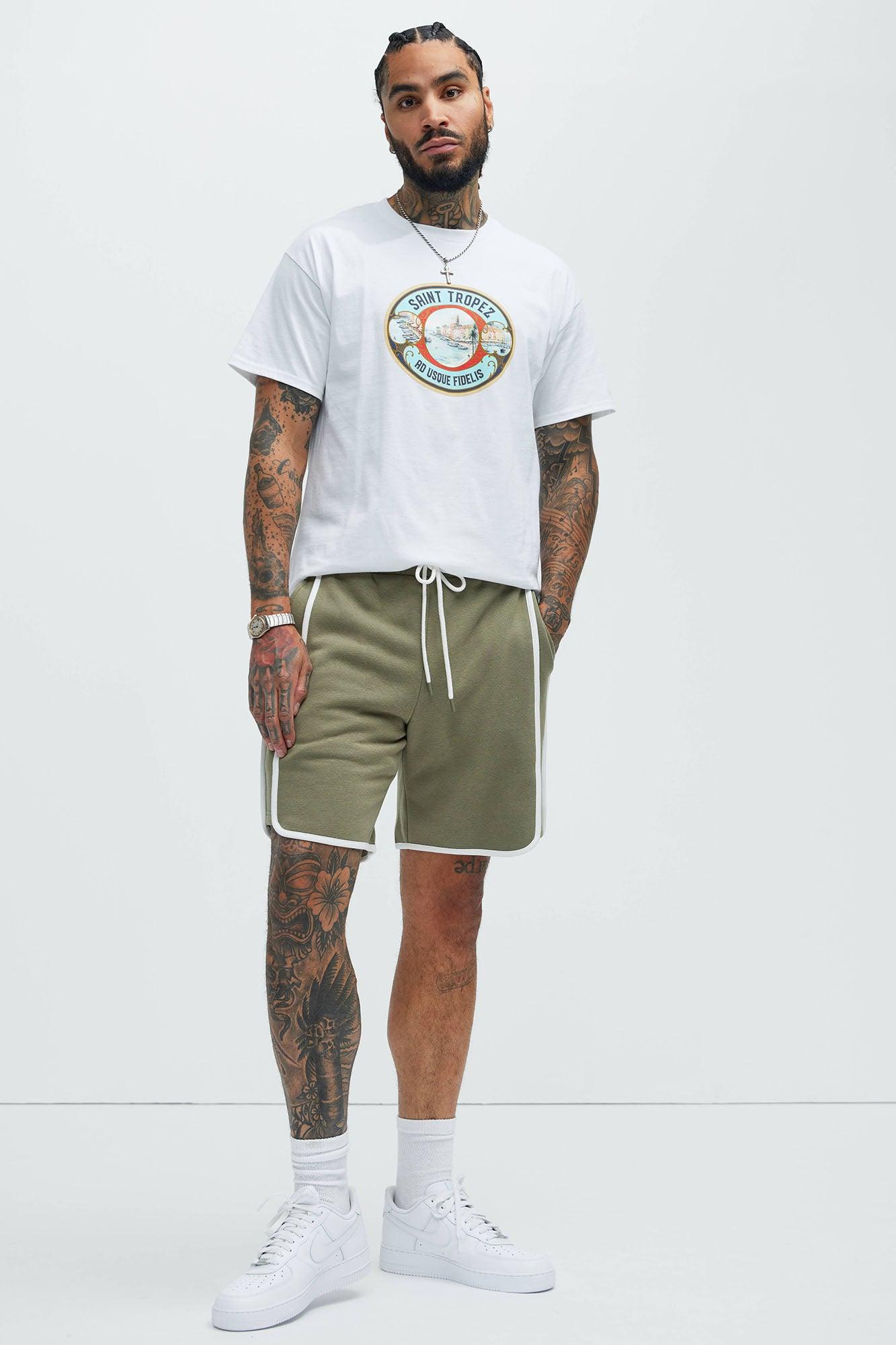 Saint Tropez Short Sleeve Tee - White Product Image