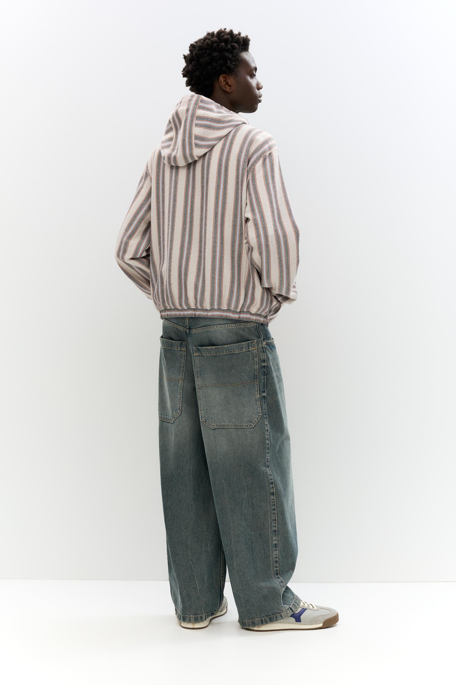 Striped rustic jacket Product Image