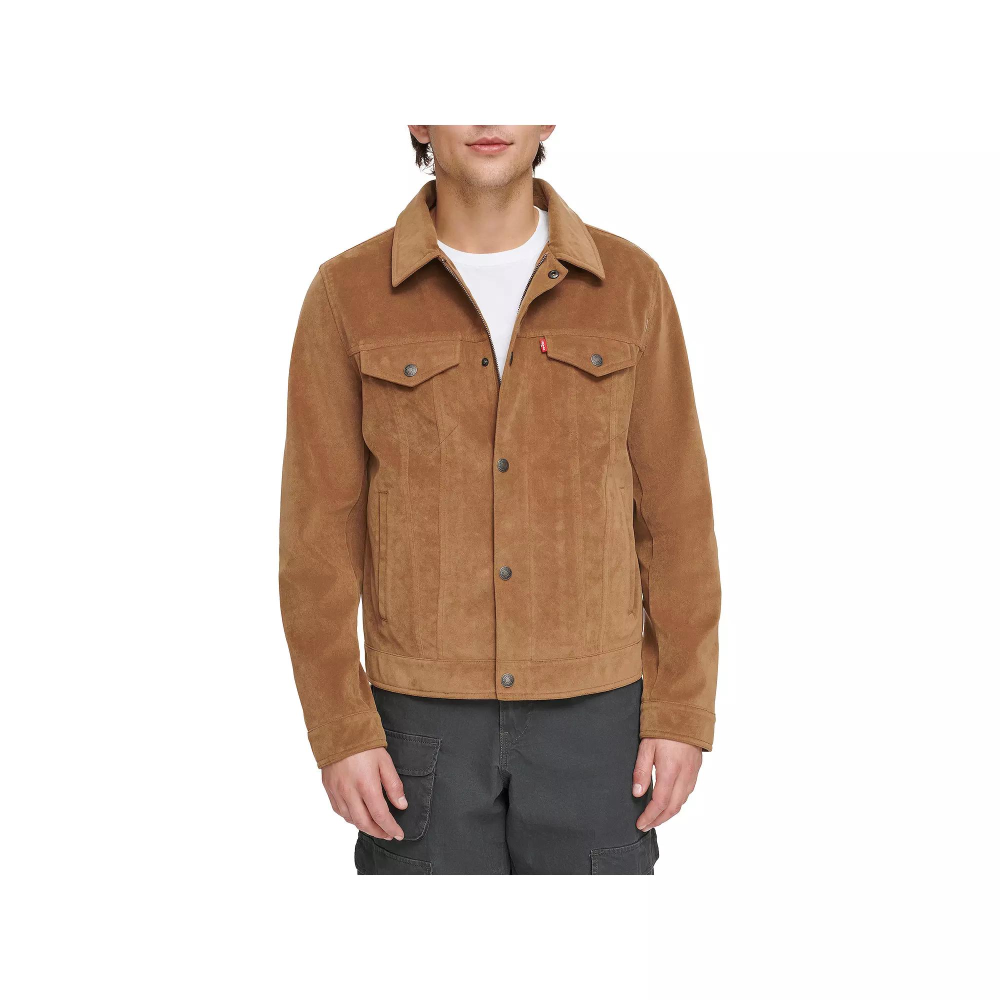 Men's Levi's® Faux Suede Jacket, Size: XL, Red Product Image