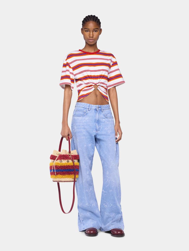 CROPPED T-SHIRT IN COTTON Product Image