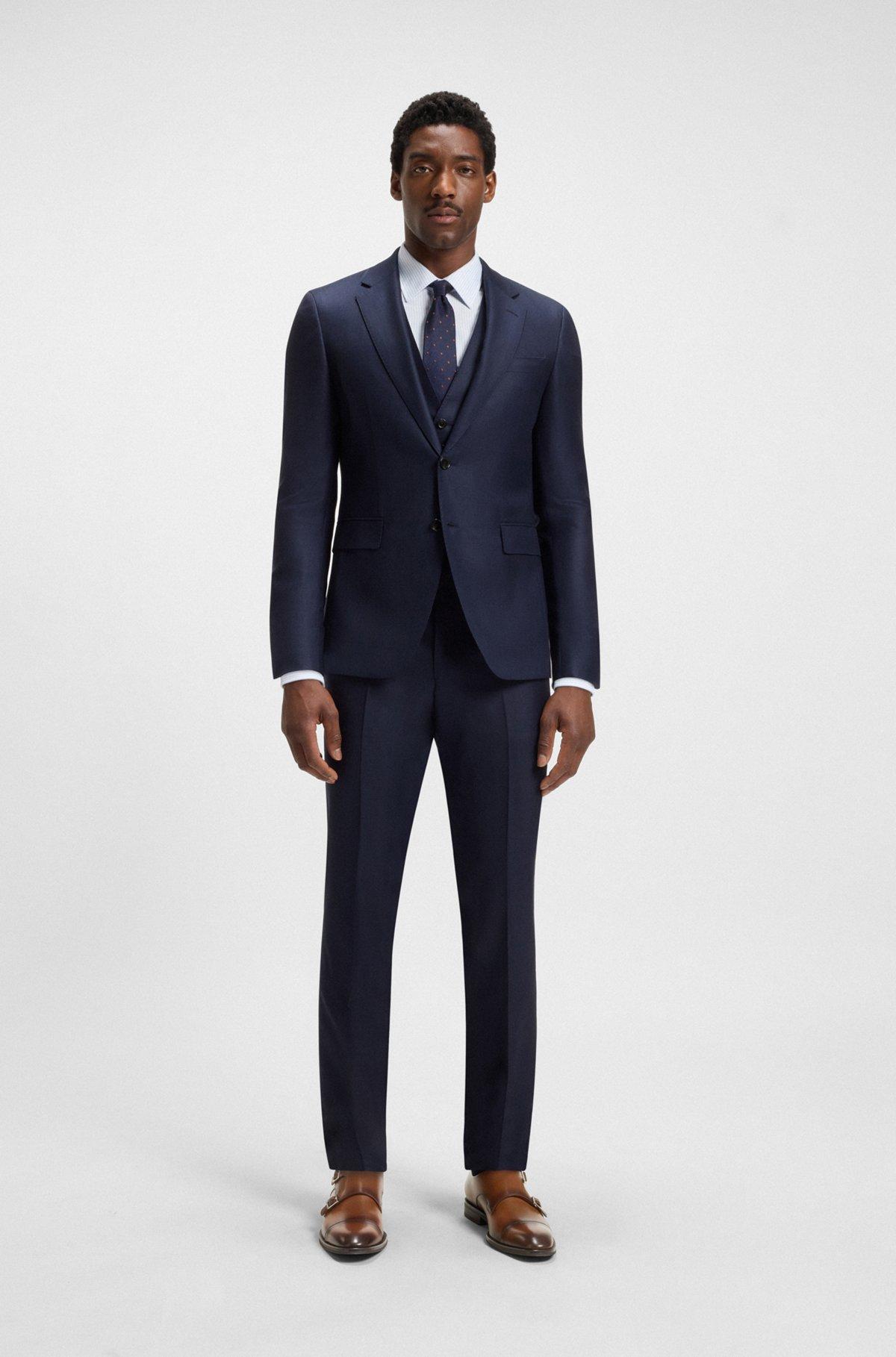 Leather double-monk shoes with cap toe Product Image