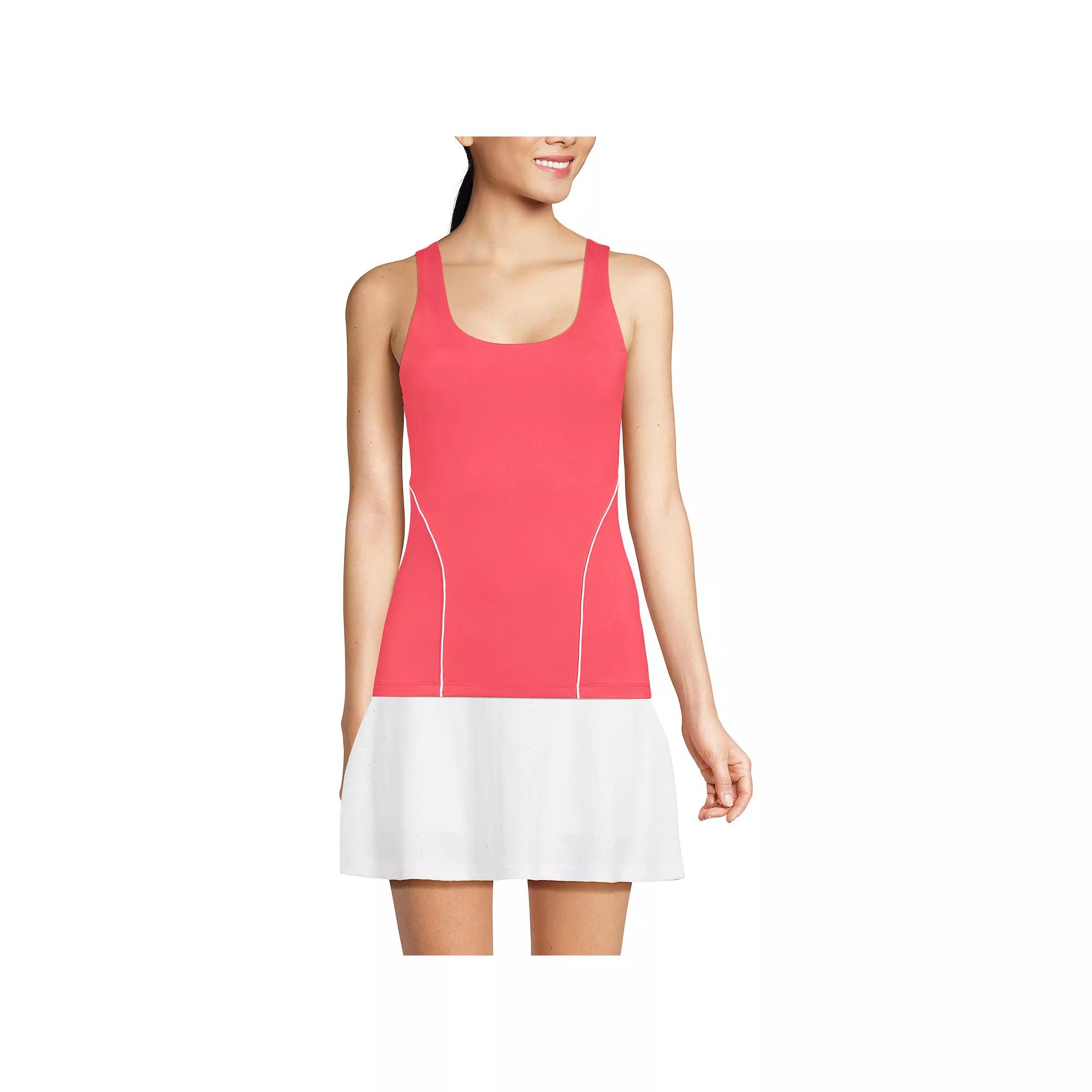 Women's Lands' End High Impact Scoop Neck Active Tank Top,  Product Image