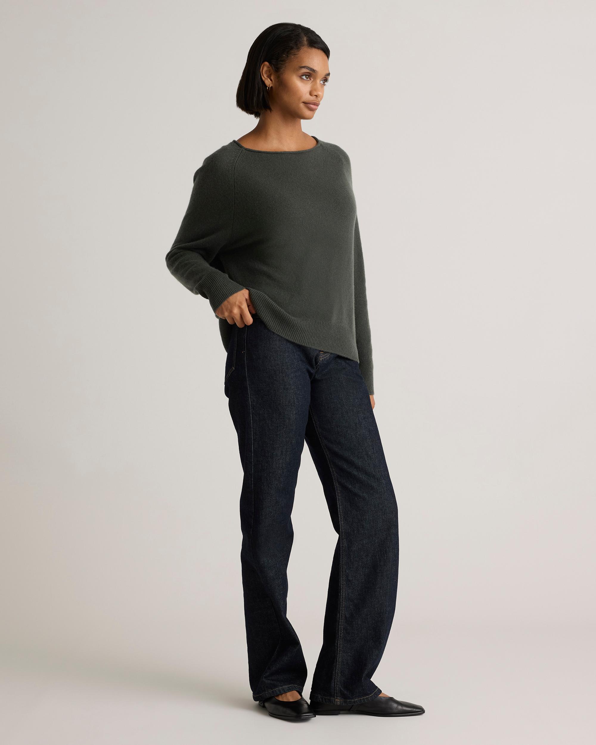 Quince | Women's Mongolian Cashmere Boatneck Sweater Product Image