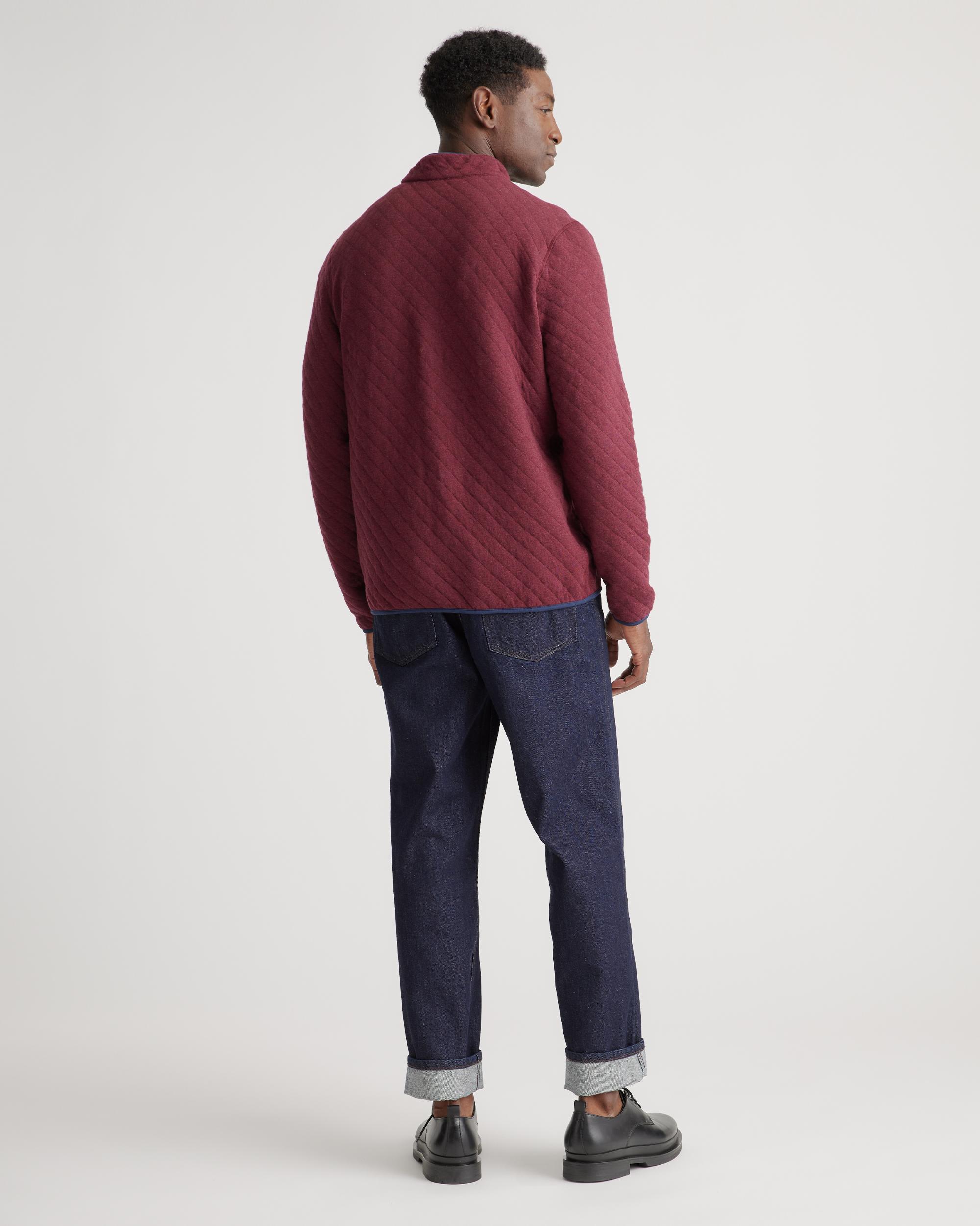 Quince | Men's Reversible Quilted Pullover Organic Cotton Product Image
