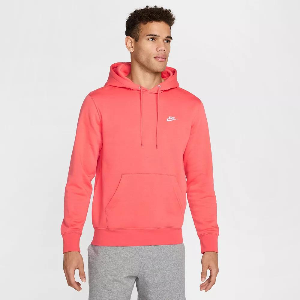 Big & Tall Nike Club Pull-Over Fleece Hoodie, Men's,  Product Image