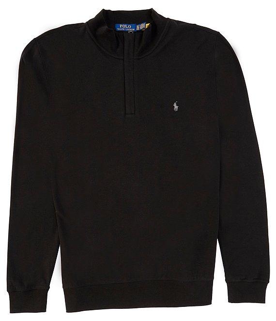 Polo Ralph Lauren Big & Tall Luxury Jersey Quarter-Zip Pullover Product Image