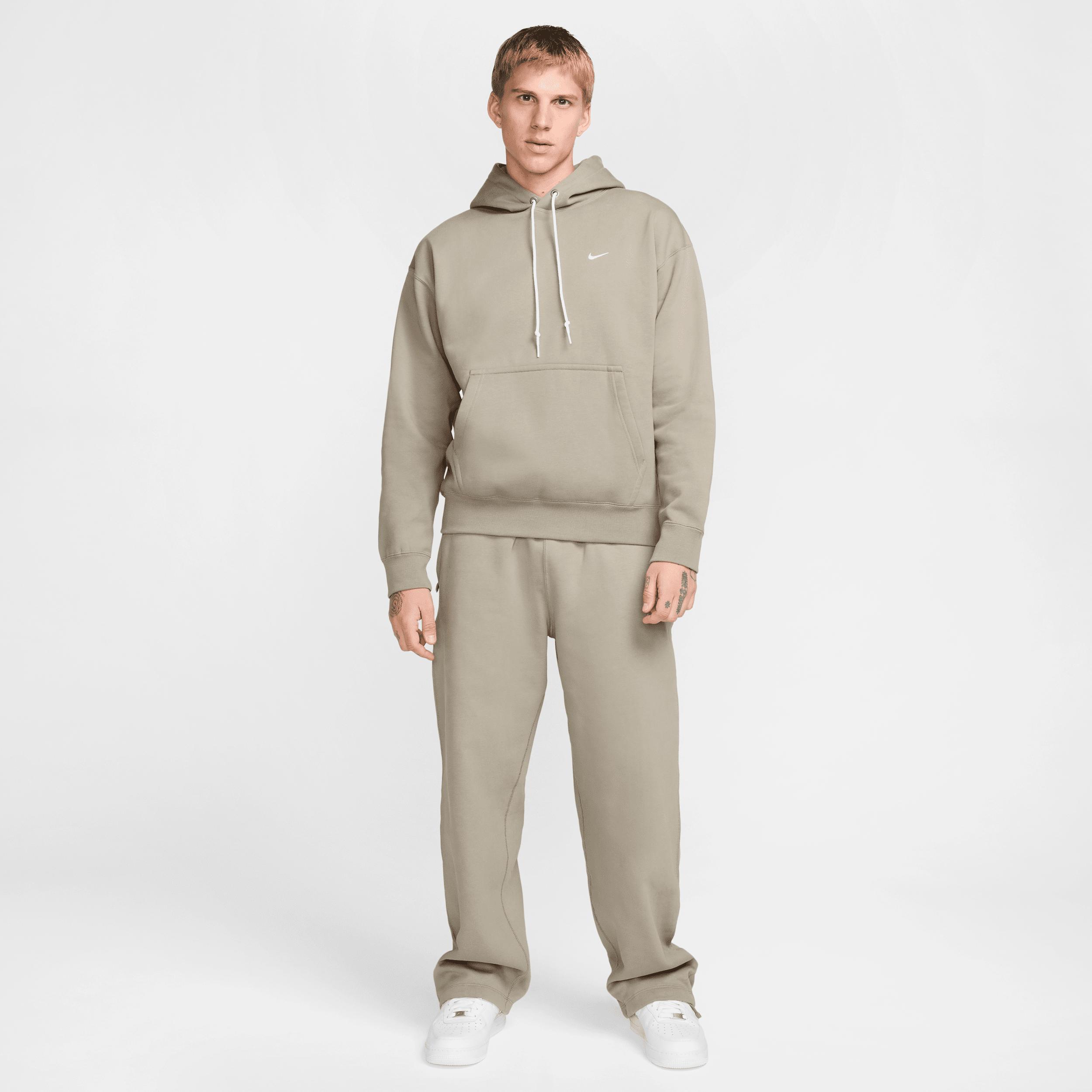 Nike Solo Swoosh Men's Open-Hem Fleece Pants Product Image