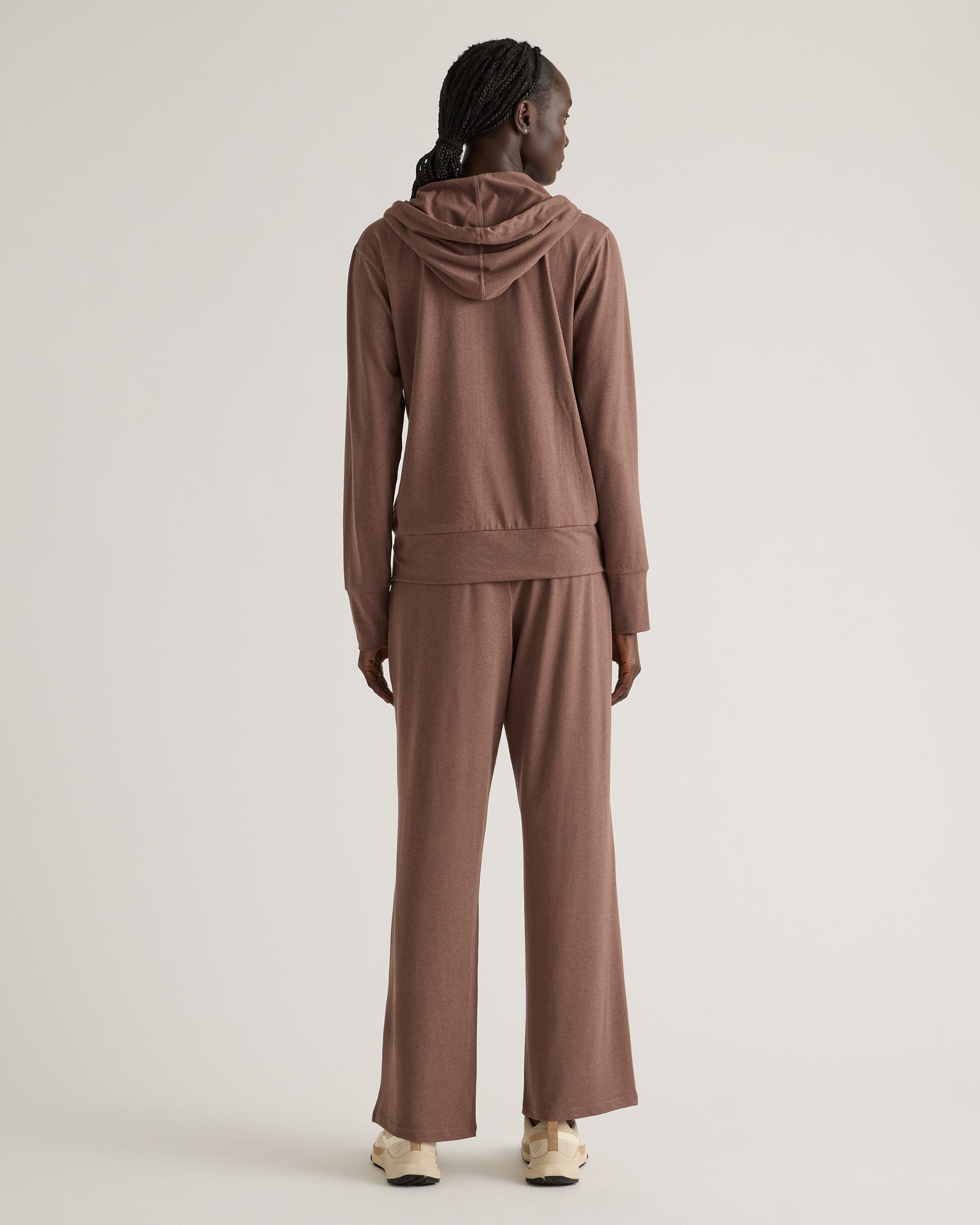 Quince | Women's Flowknit Full Zip Hoodie Recycled Polyester Product Image