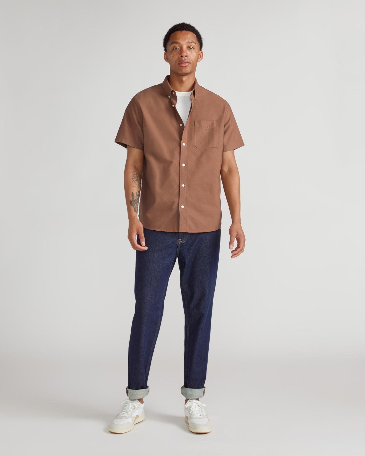 The Organic Short Sleeve Oxford Shirt Product Image