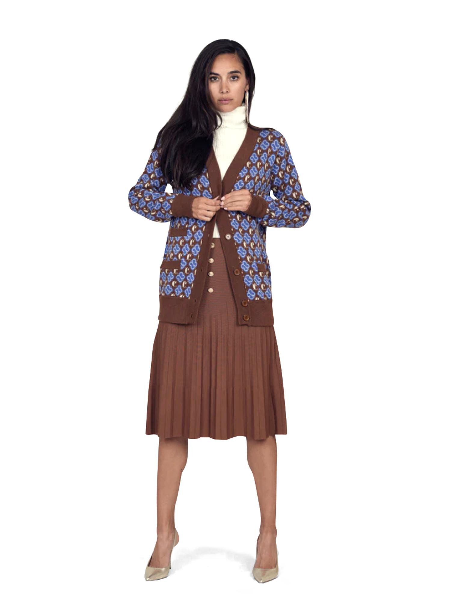 Front Row Printed Cardigan Product Image