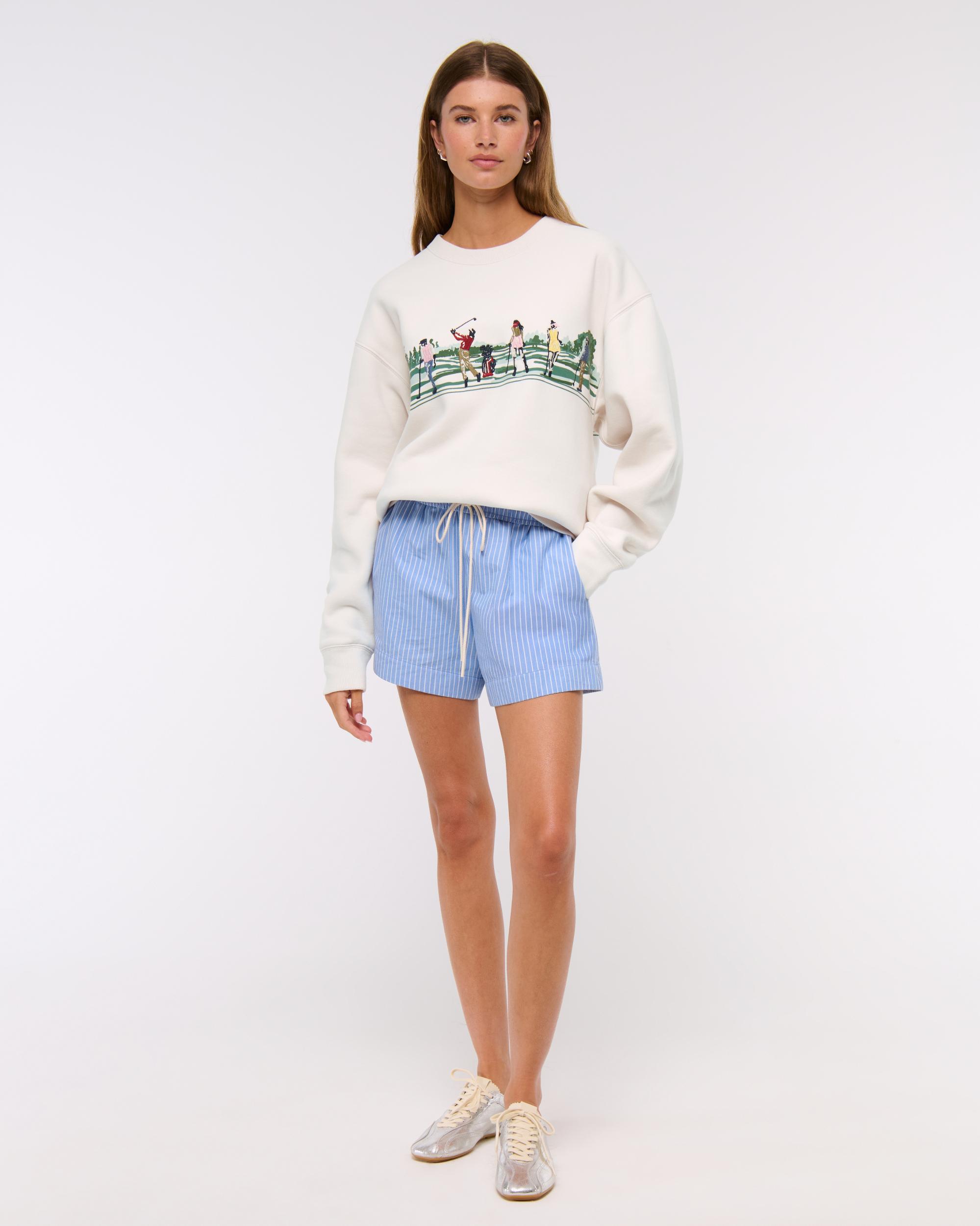 Golf Graphic Oversized Sunday Crew Product Image