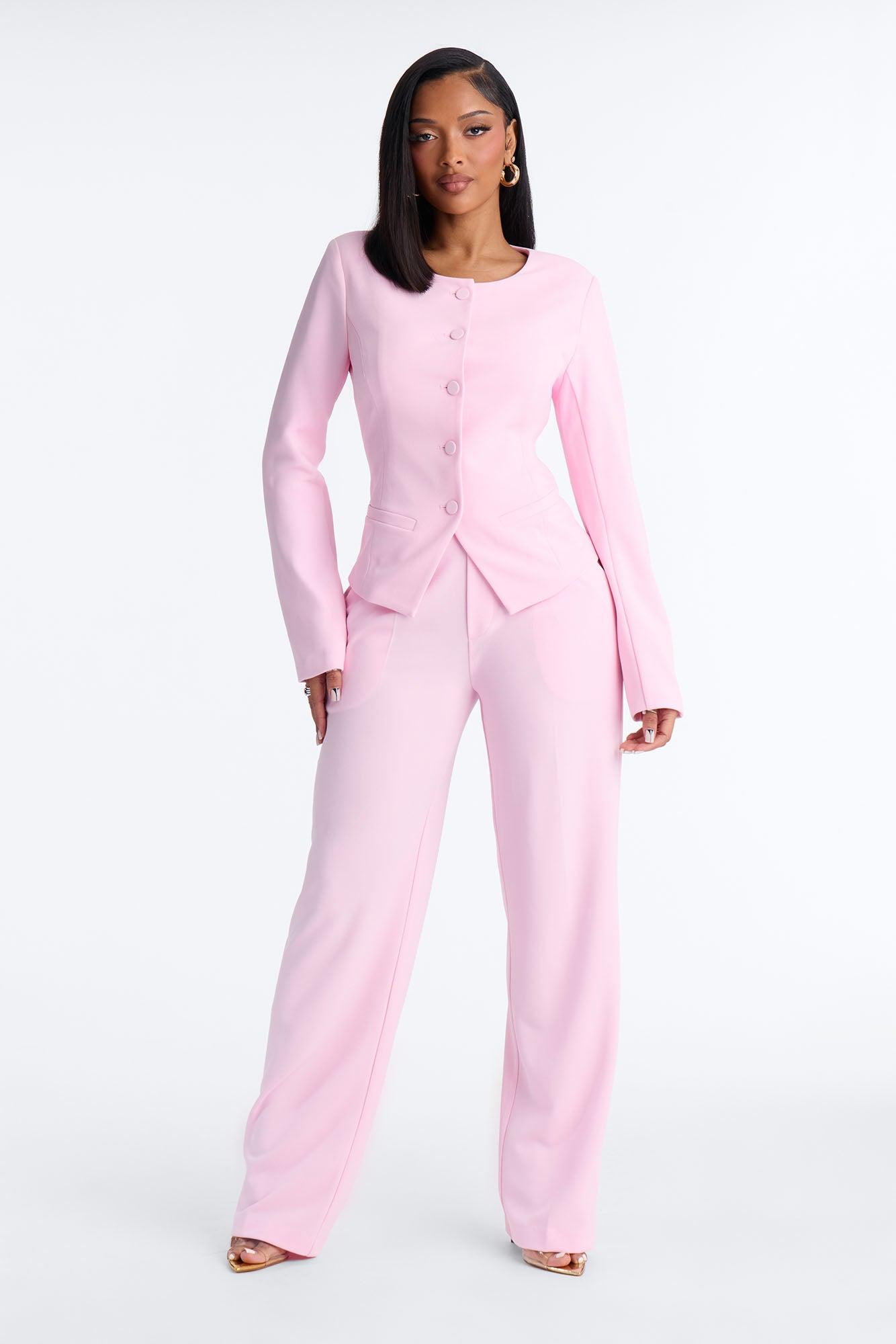 Mission Accomplished Blazer - Light Pink Female Product Image