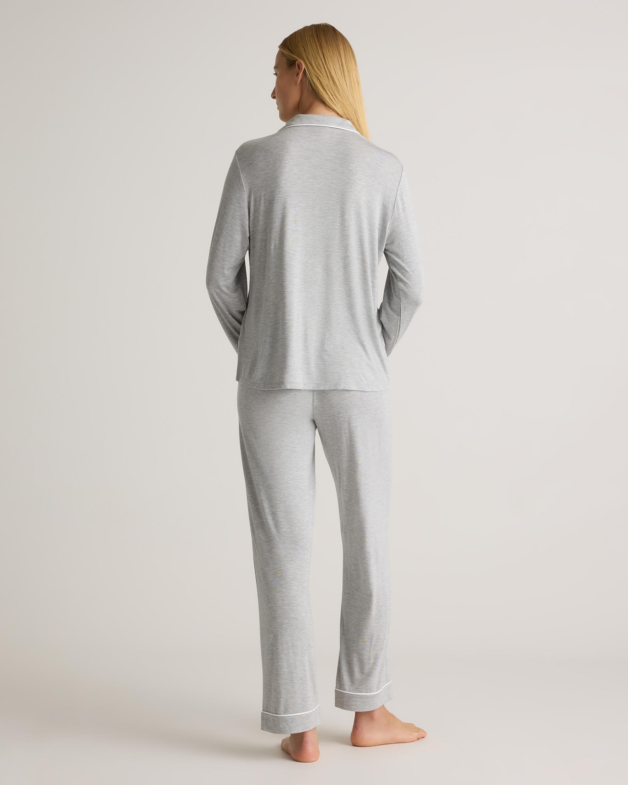 Quince | Women's Bamboo Jersey Long Sleeve Pajama Set Product Image