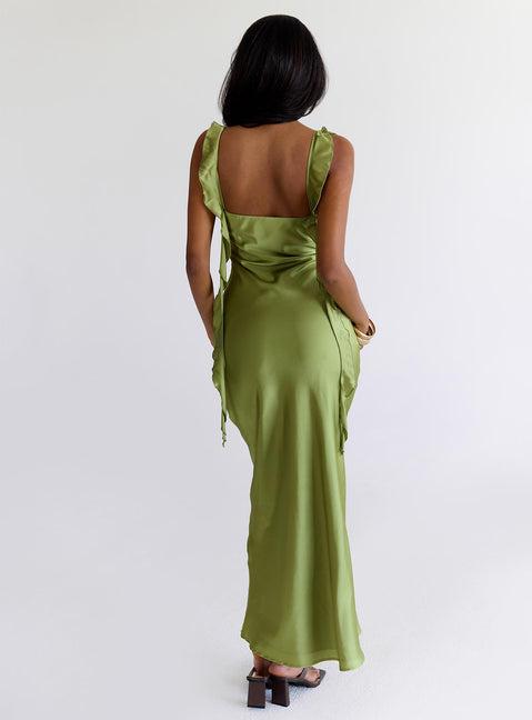 Lanai Maxi Dress Olive Product Image