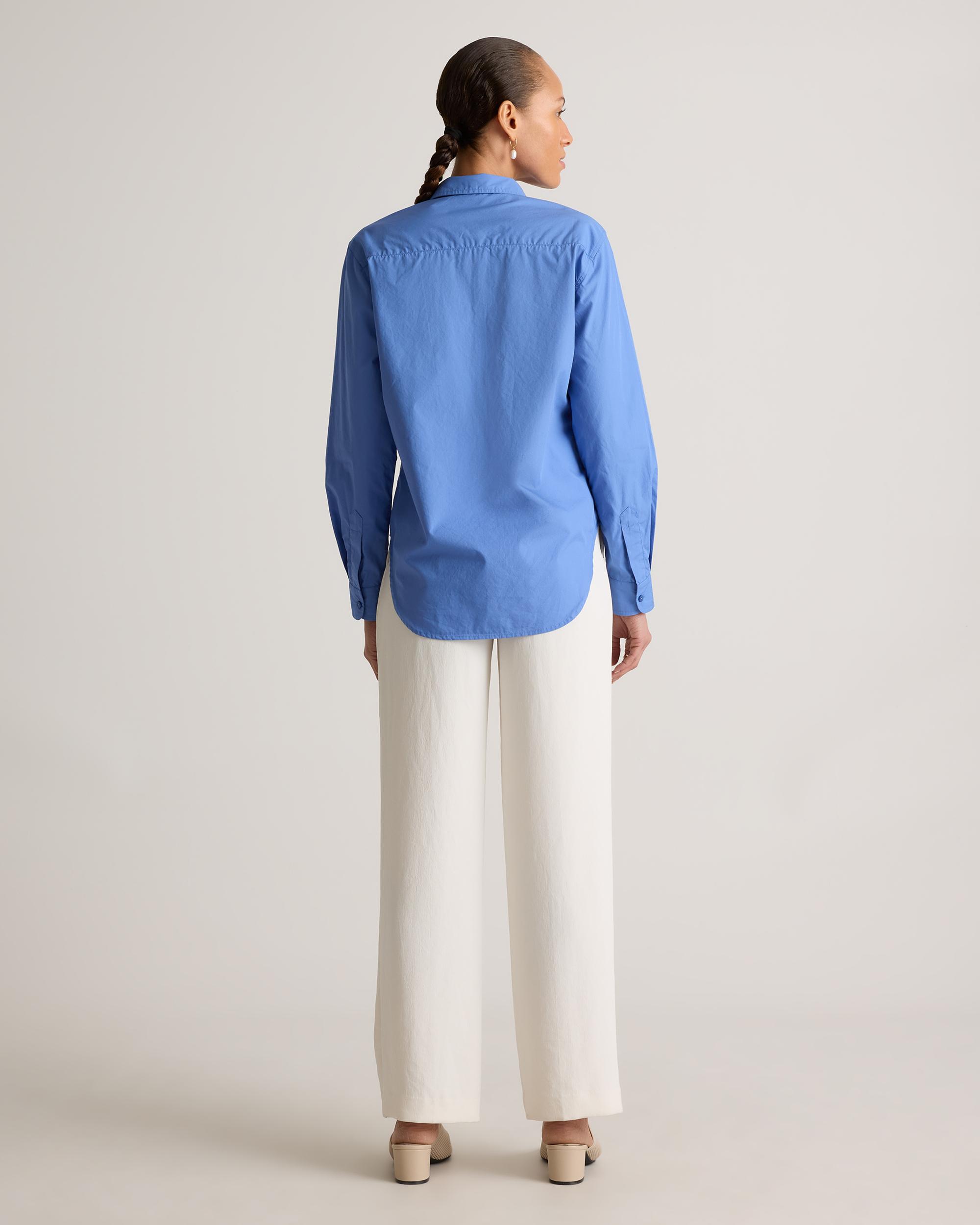 Quince | Women's Poplin Long Sleeve Shirt Organic Cotton Product Image