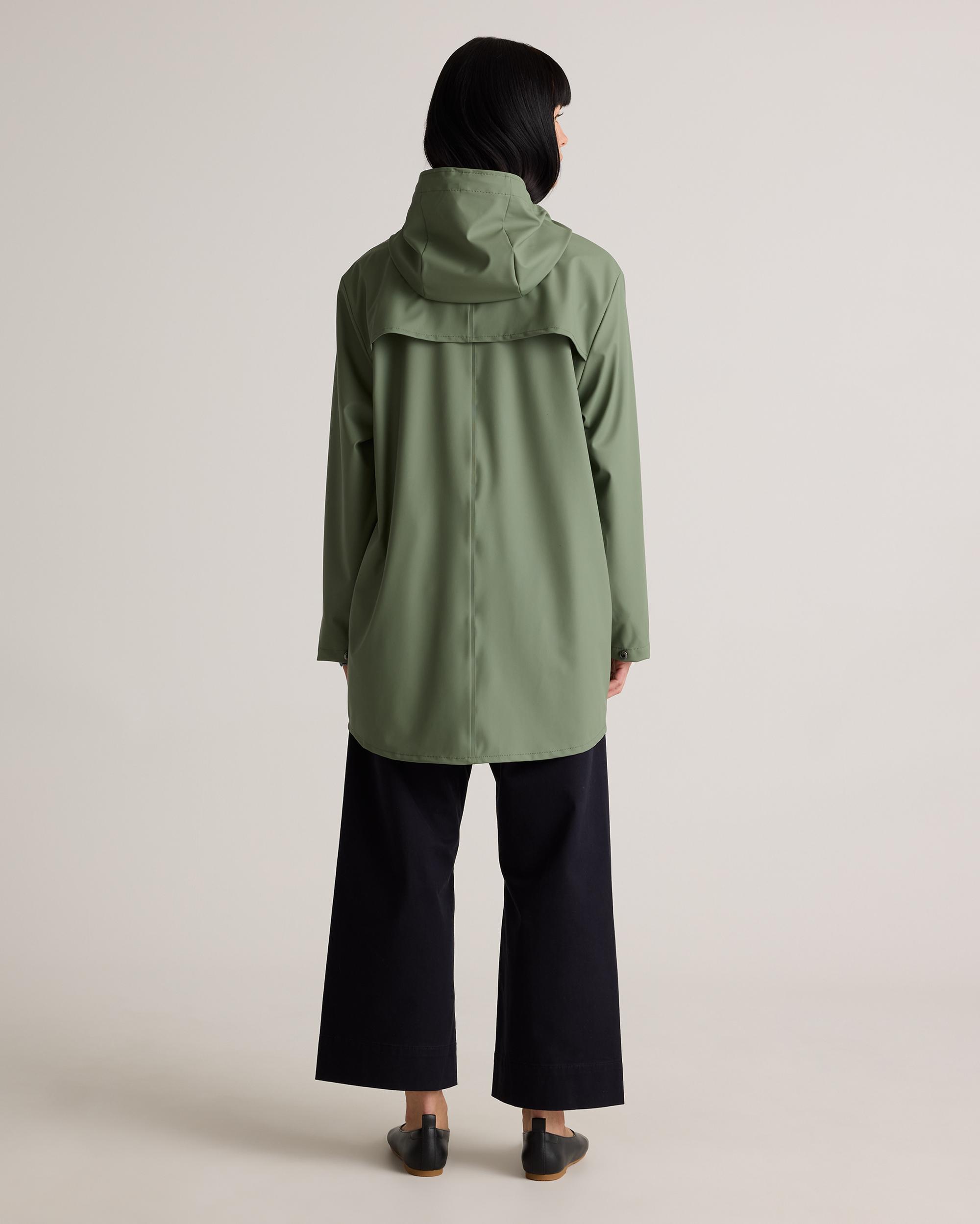 Quince | Women's Waterproof Rubberized Rain Jacket Size XL, Recycled Polyester Product Image