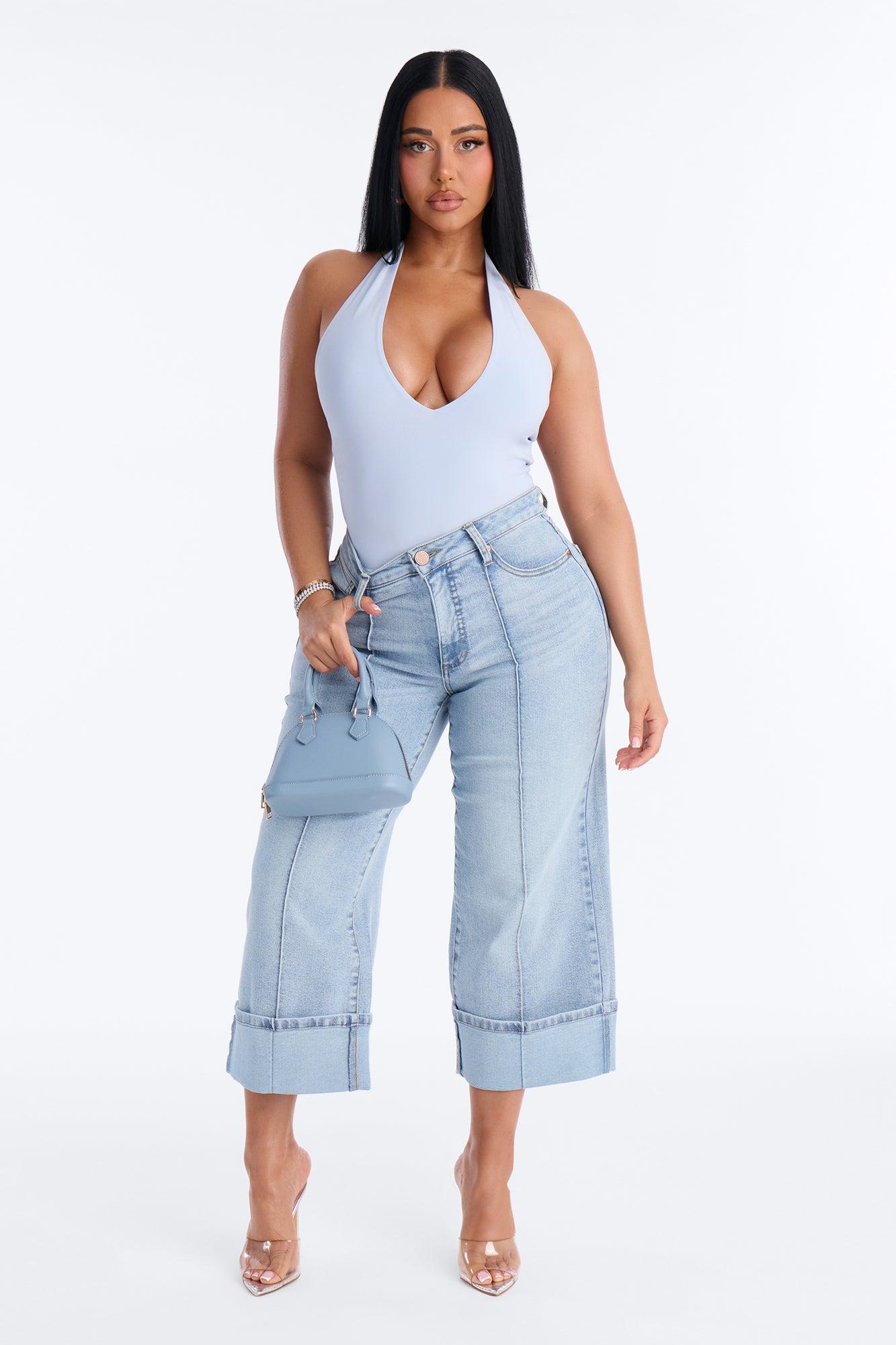 Tokyo Bodysuit - Dusty Blue Female Product Image