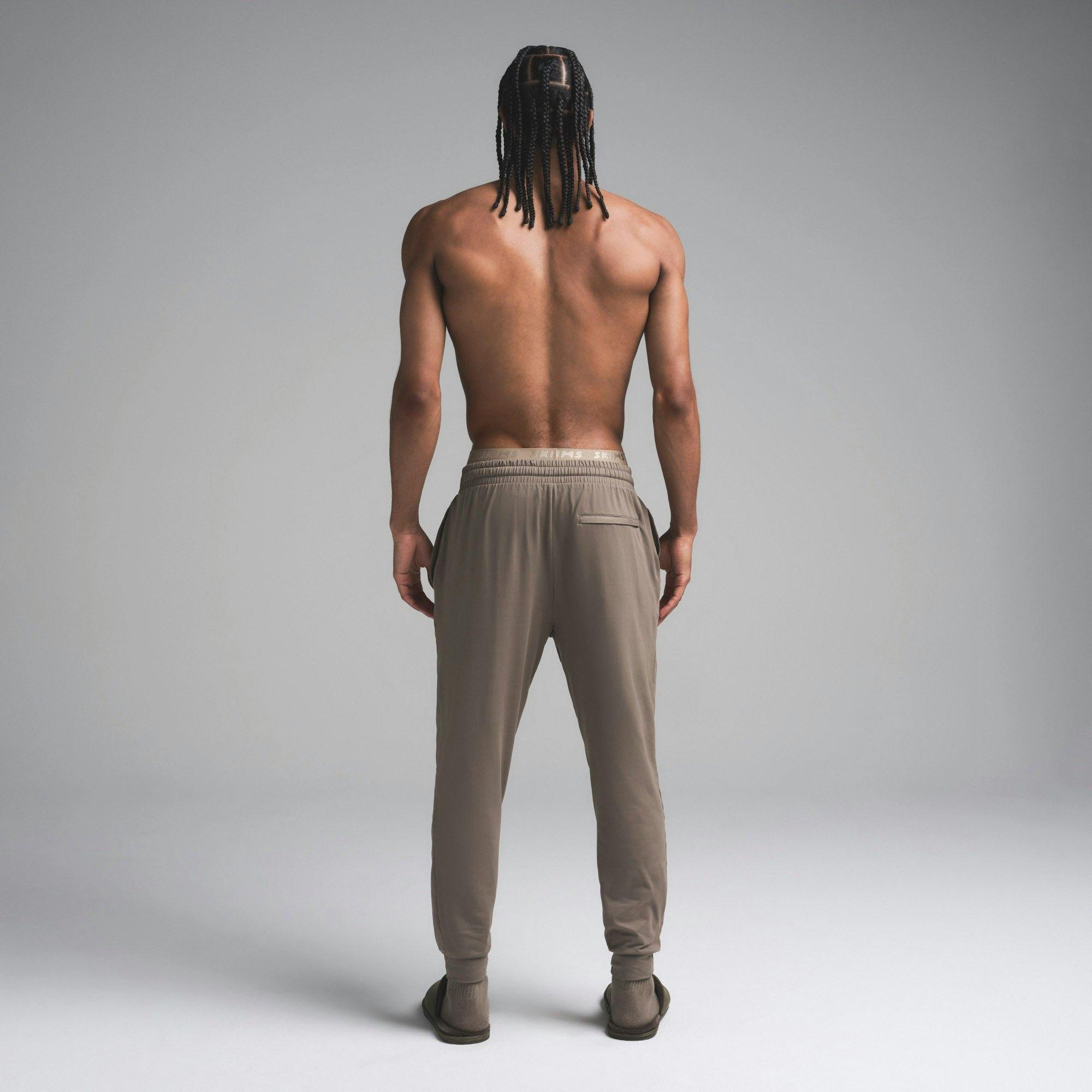 OUTDOOR JERSEY MENS TAPERED JOGGER | TRUFFLE Product Image