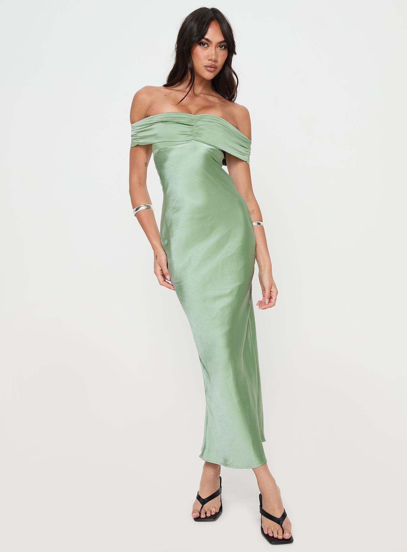Sadee Maxi Dress Sage Product Image