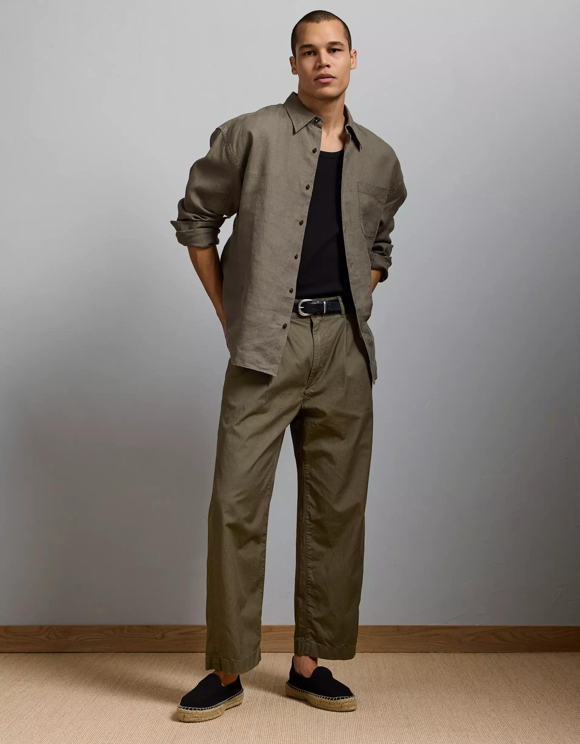 AE77 Premium Cotton-Hemp Blend Pant Product Image