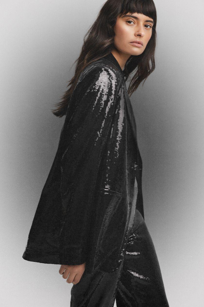 Oversized Sequin Blazer Product Image